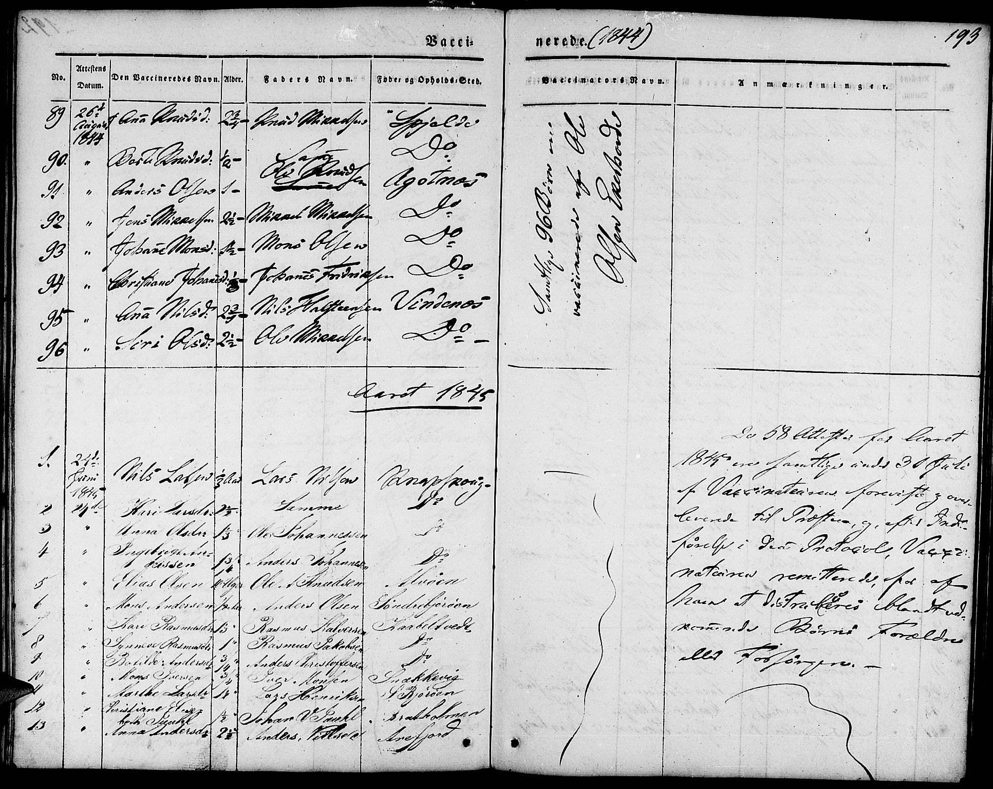 Fjell sokneprestembete, AV/SAB-A-75301/H/Haa: Parish register (official) no. A 1, 1835-1850, p. 193