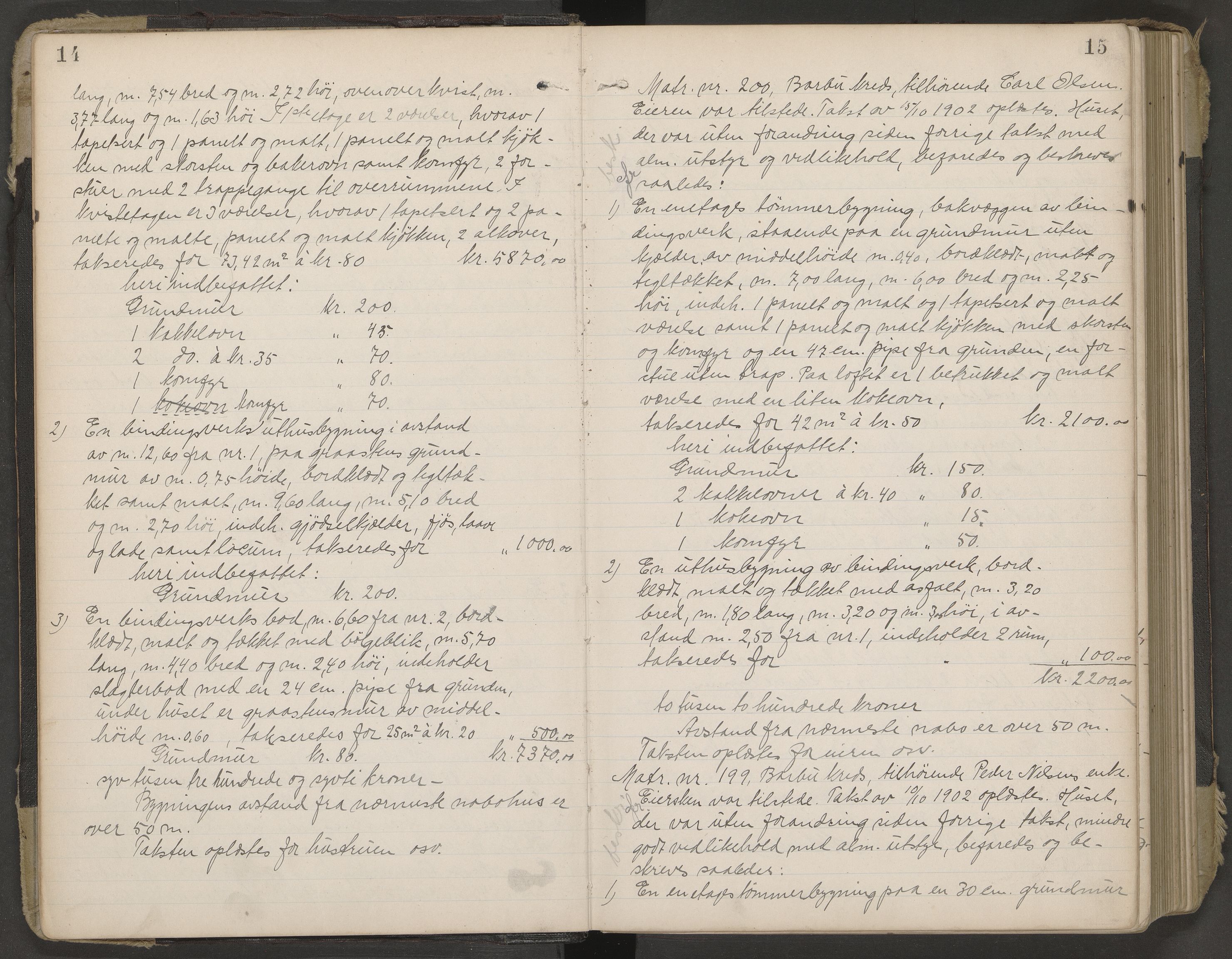 Norges Brannkasse Arendal, AV/SAK-2241-0002/F/Fa/L0029: Branntakstprotokoll nr. 27 med matrikkelnummerregister, 1916-1918