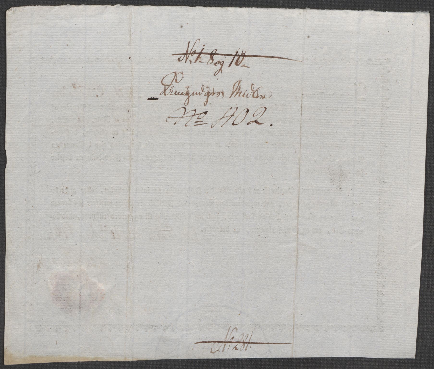 Rentekammeret inntil 1814, Reviderte regnskaper, Mindre regnskaper, AV/RA-EA-4068/Rf/Rfe/L0007: Christiania. Kristiansand, 1789, p. 280