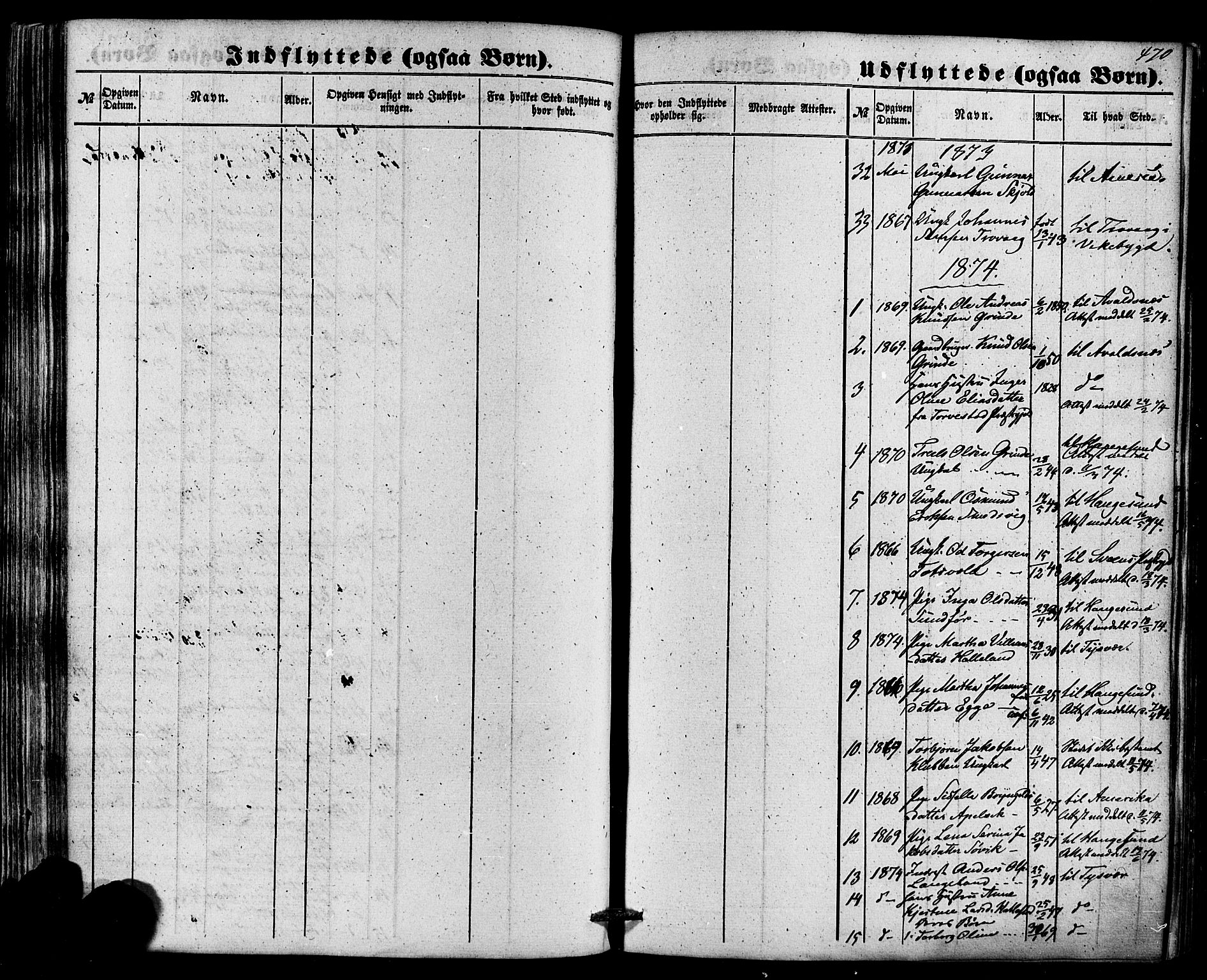 Skjold sokneprestkontor, AV/SAST-A-101847/H/Ha/Haa/L0008: Parish register (official) no. A 8, 1856-1882, p. 470