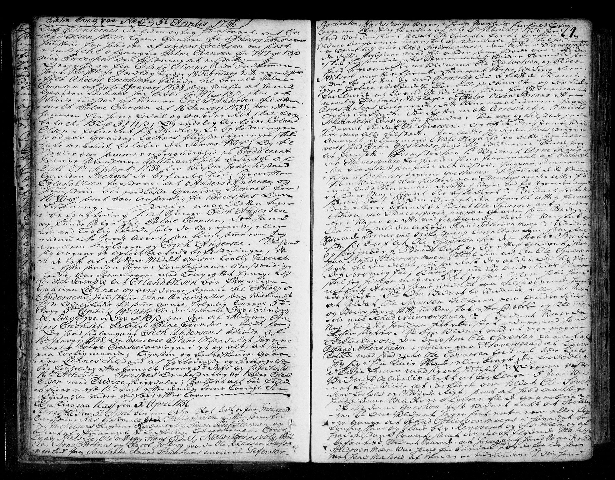 Ringerike og Hallingdal sorenskriveri, AV/SAKO-A-81/F/Fa/Fad/L0005: Tingbok - Hallingdal, 1756-1764, p. 24