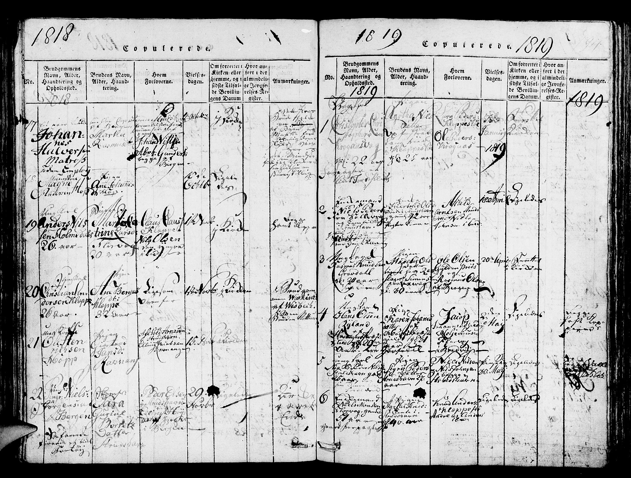 Askøy Sokneprestembete, SAB/A-74101/H/Ha/Hab/Haba/L0002: Parish register (copy) no. A 2, 1815-1846, p. 194