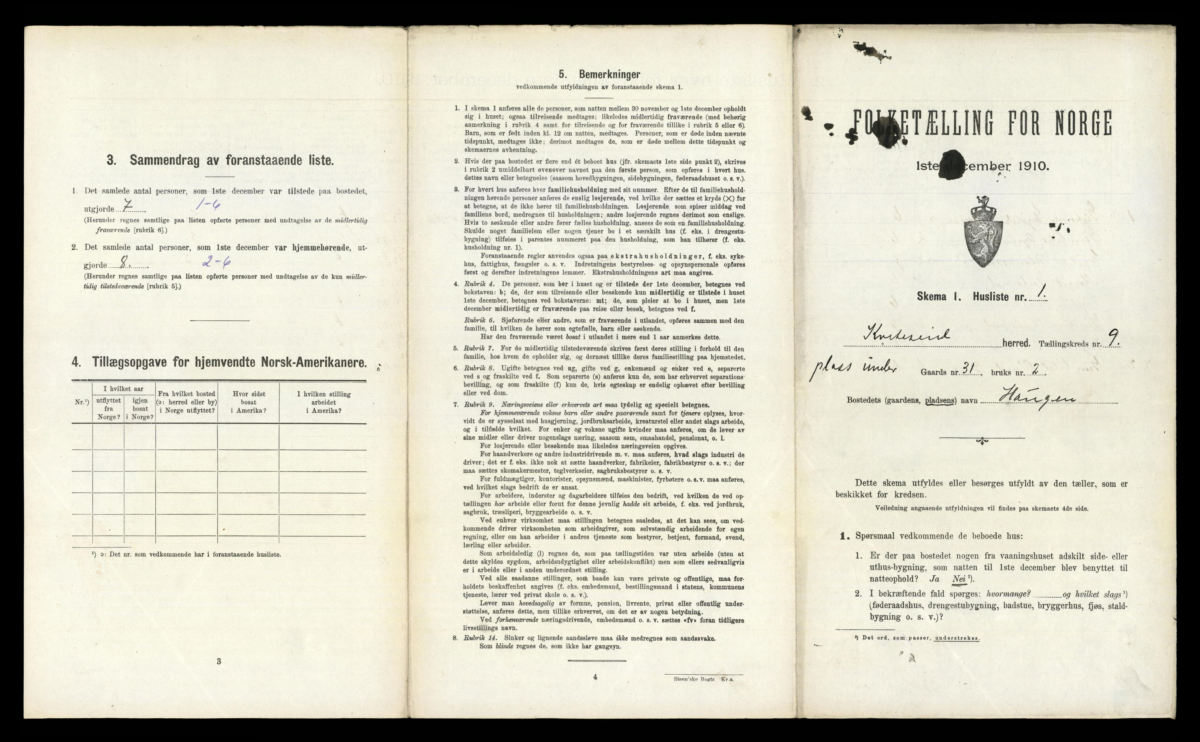 RA, 1910 census for Kviteseid, 1910, p. 800