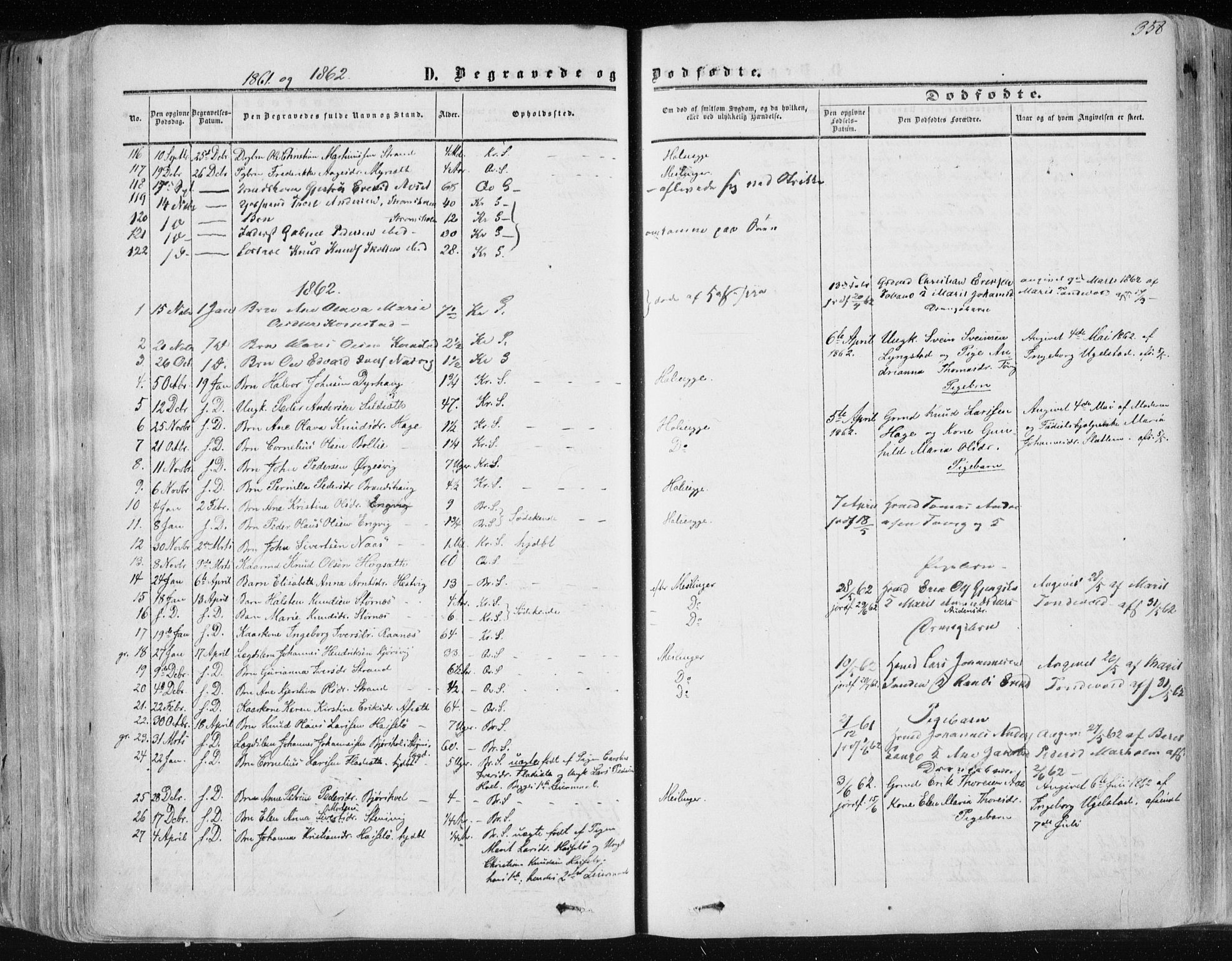 Ministerialprotokoller, klokkerbøker og fødselsregistre - Møre og Romsdal, SAT/A-1454/568/L0804: Parish register (official) no. 568A11, 1854-1868, p. 358