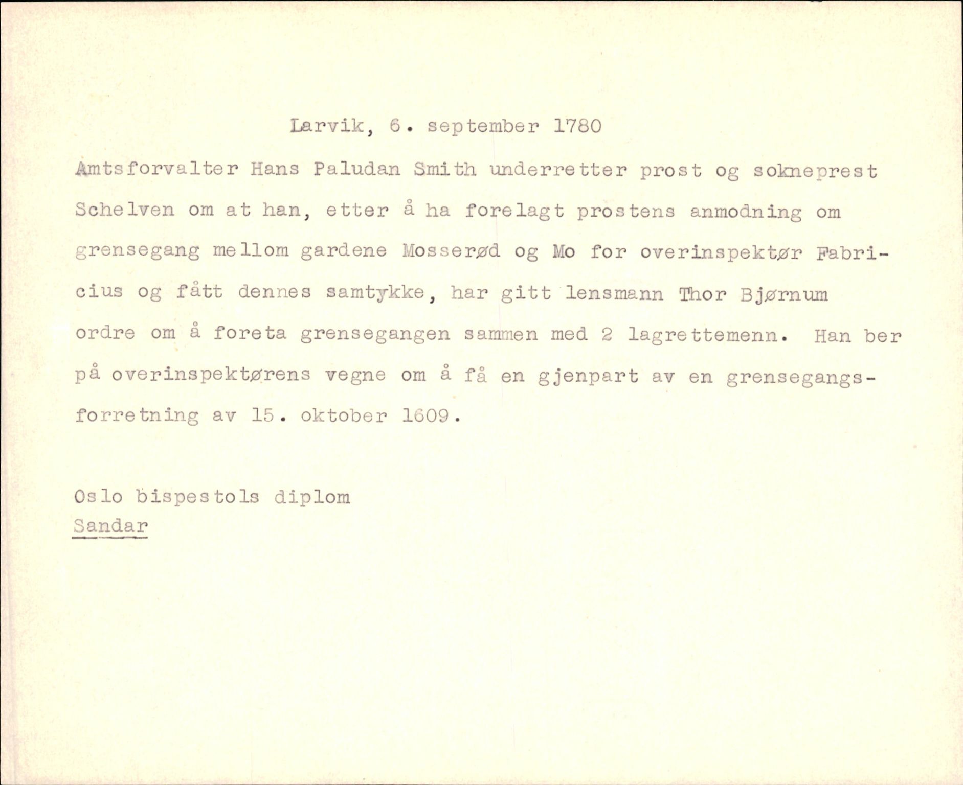 Riksarkivets diplomsamling, AV/RA-EA-5965/F35/F35k/L0002: Regestsedler: Prestearkiver fra Hedmark, Oppland, Buskerud og Vestfold, p. 547