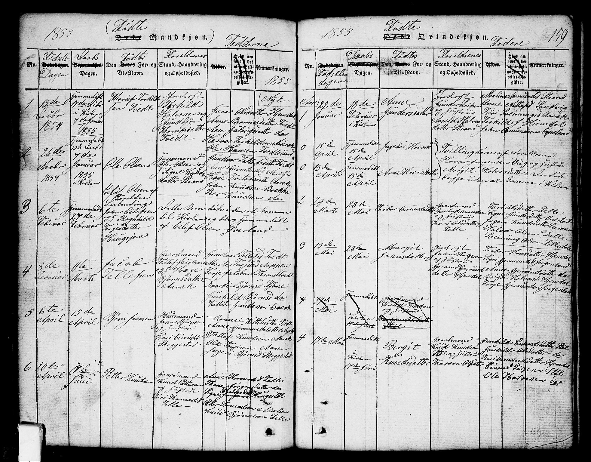 Nissedal kirkebøker, SAKO/A-288/G/Gb/L0001: Parish register (copy) no. II 1, 1814-1862, p. 159