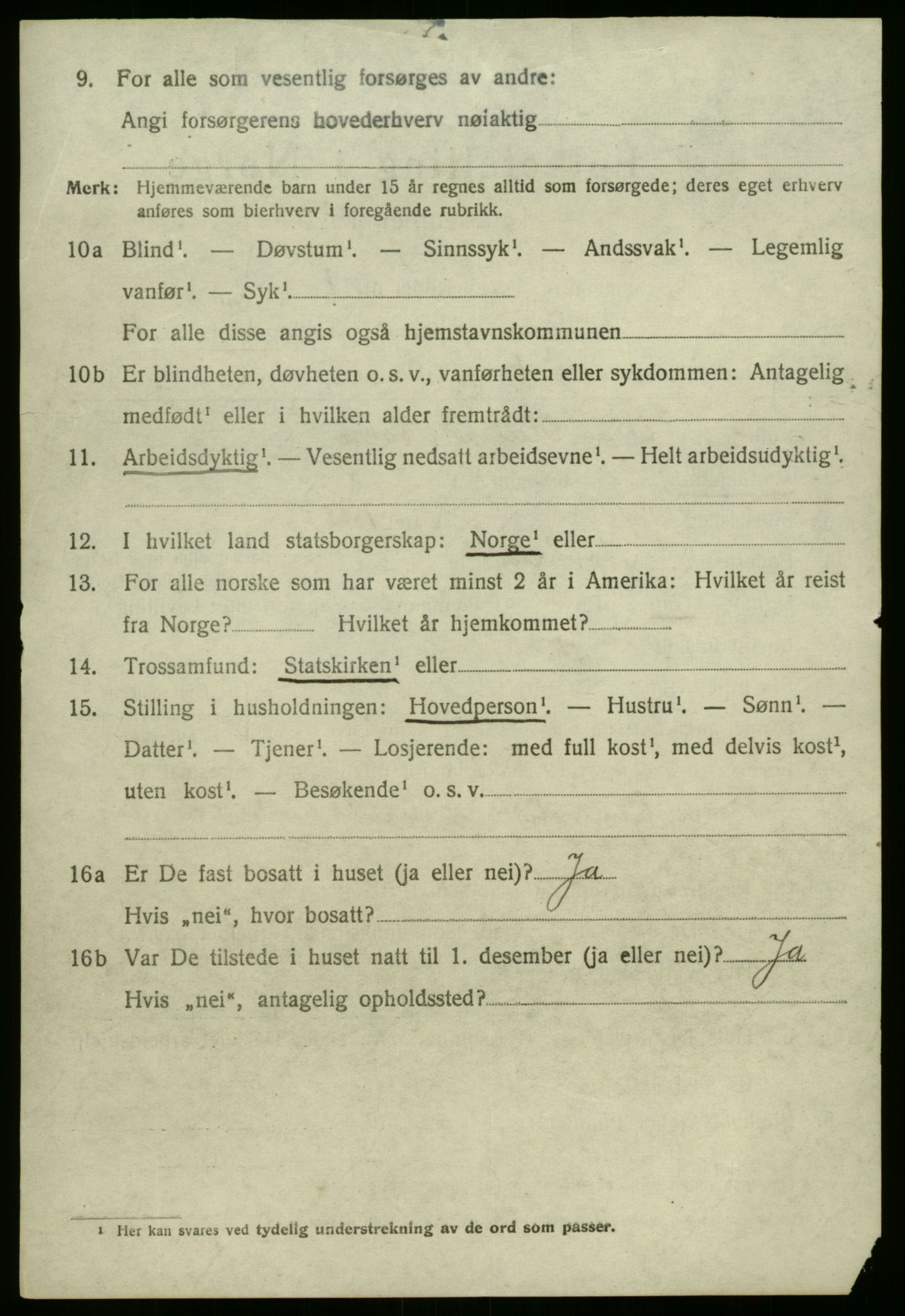 SAB, 1920 census for Kinn, 1920, p. 5576