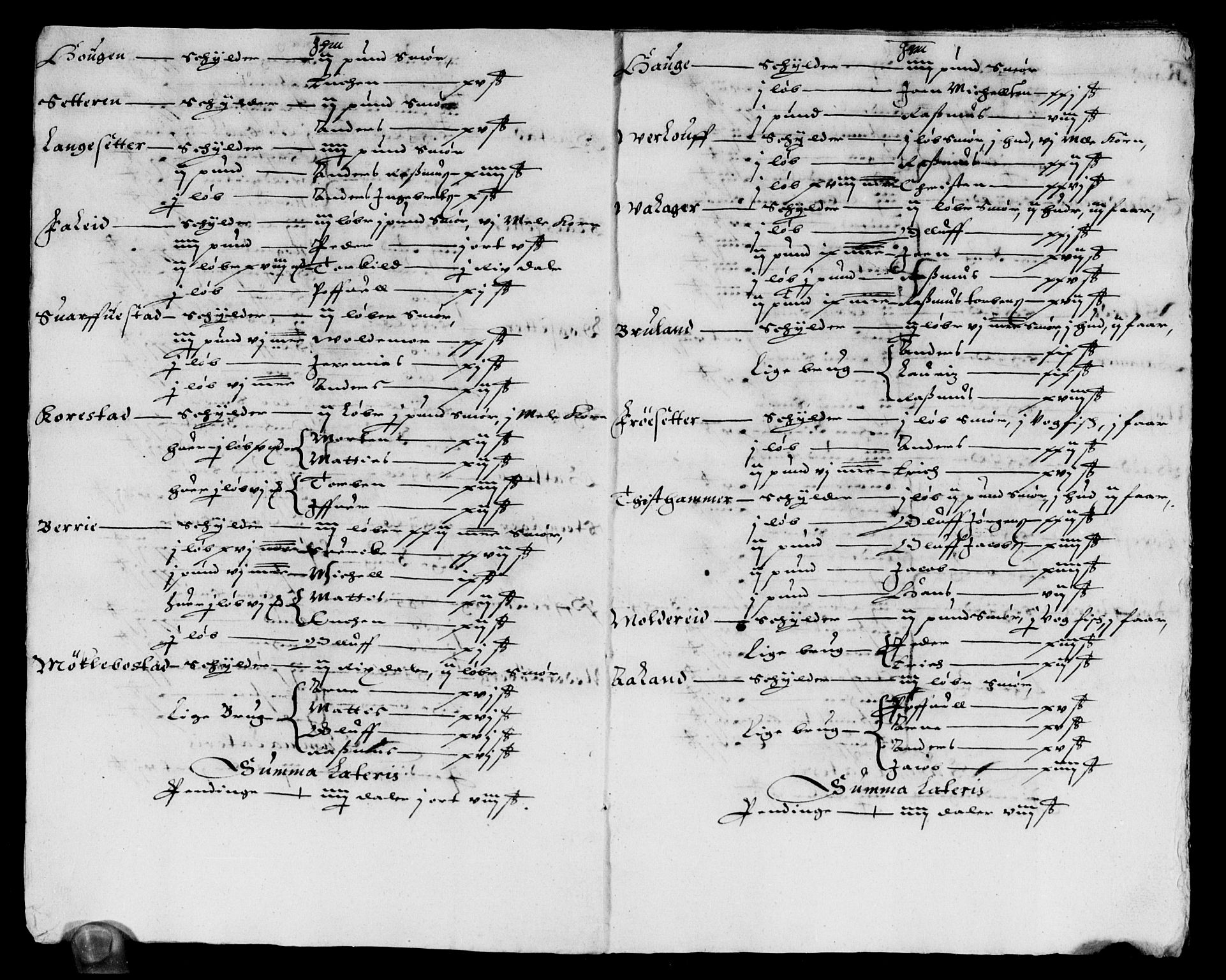 Rentekammeret inntil 1814, Reviderte regnskaper, Lensregnskaper, RA/EA-5023/R/Rb/Rbt/L0071: Bergenhus len, 1635-1636