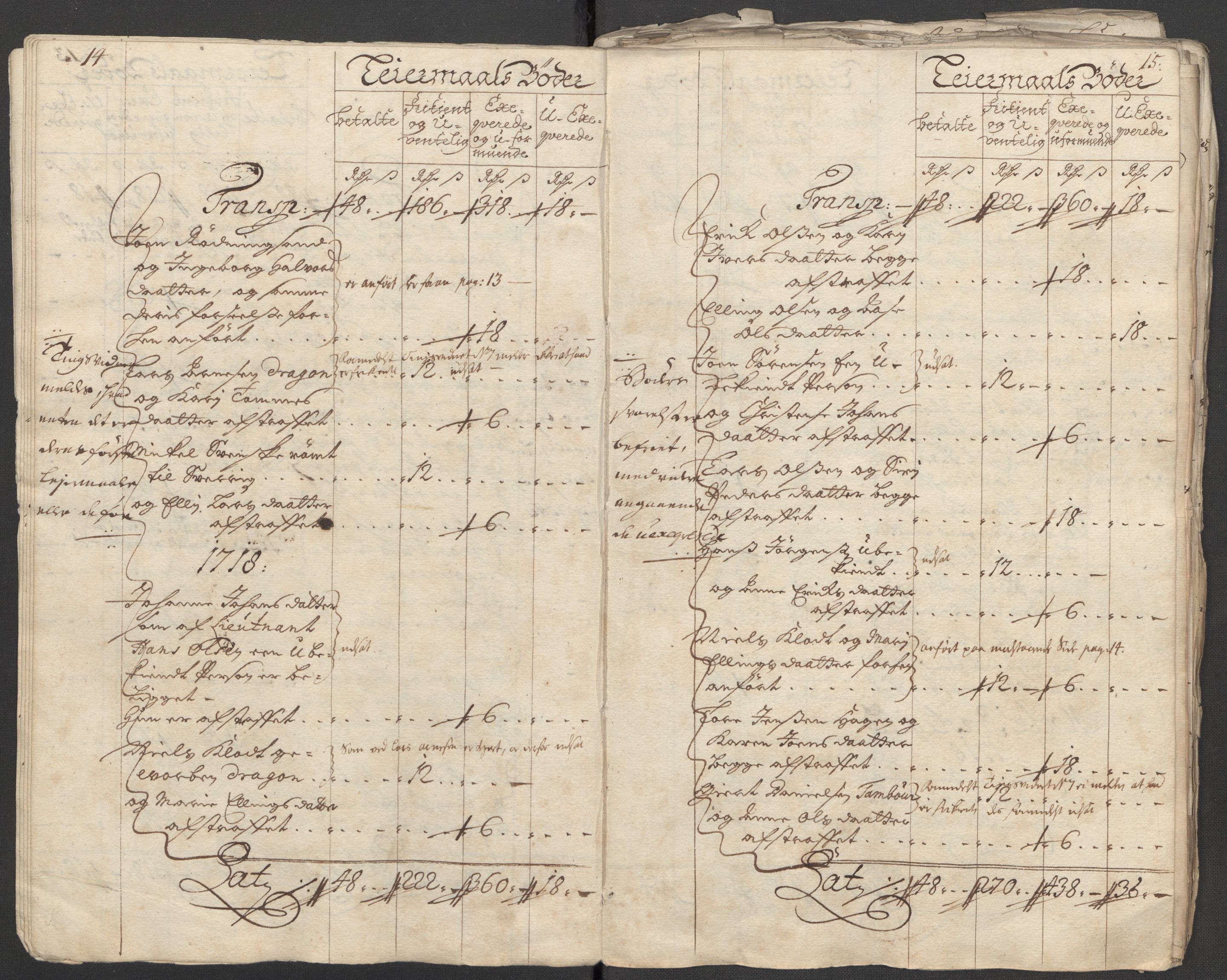 Rentekammeret inntil 1814, Reviderte regnskaper, Fogderegnskap, AV/RA-EA-4092/R23/L1476: Fogderegnskap Ringerike og Hallingdal, 1718, p. 144