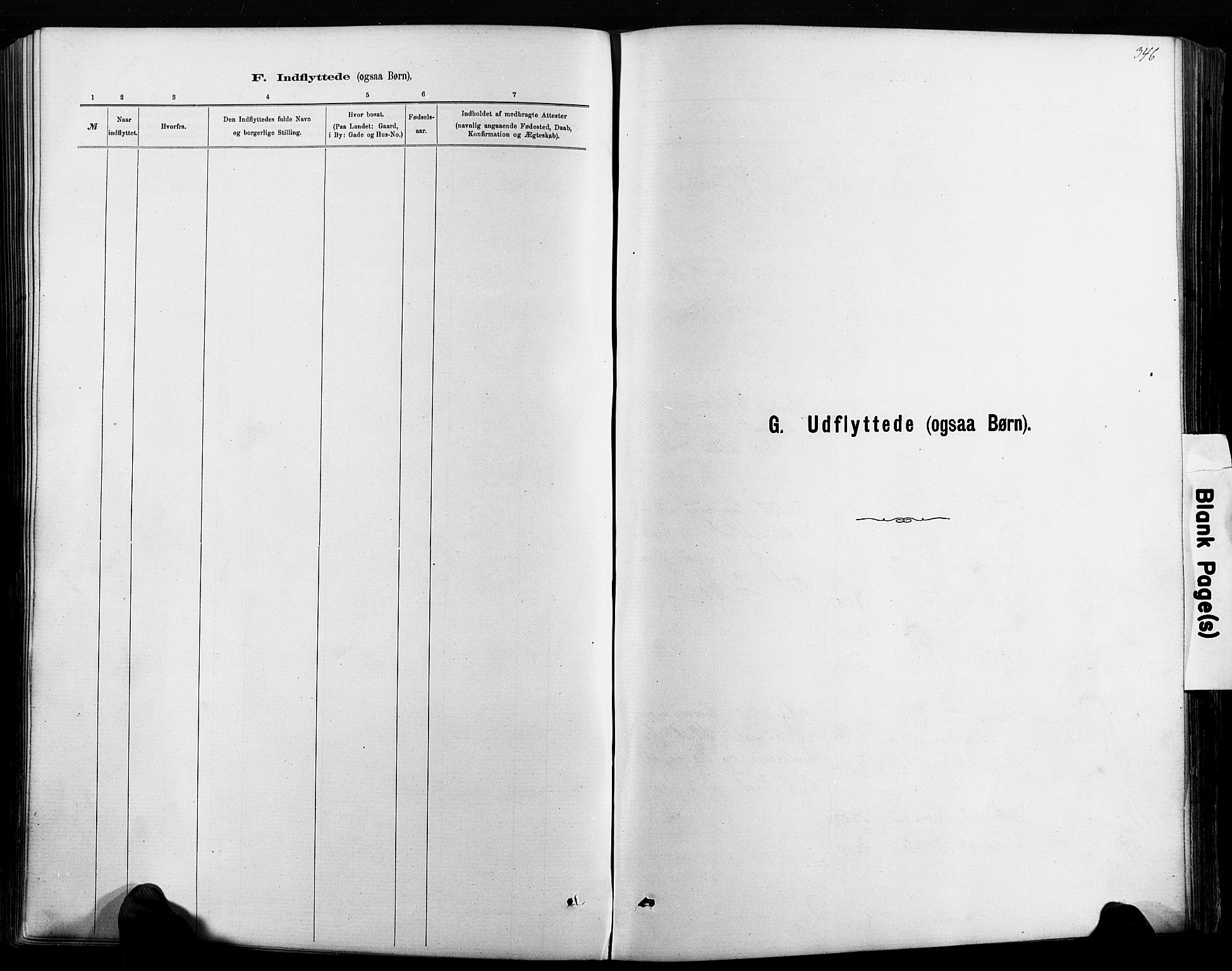 Hisøy sokneprestkontor, SAK/1111-0020/F/Fa/L0003: Parish register (official) no. A 3, 1881-1894, p. 346