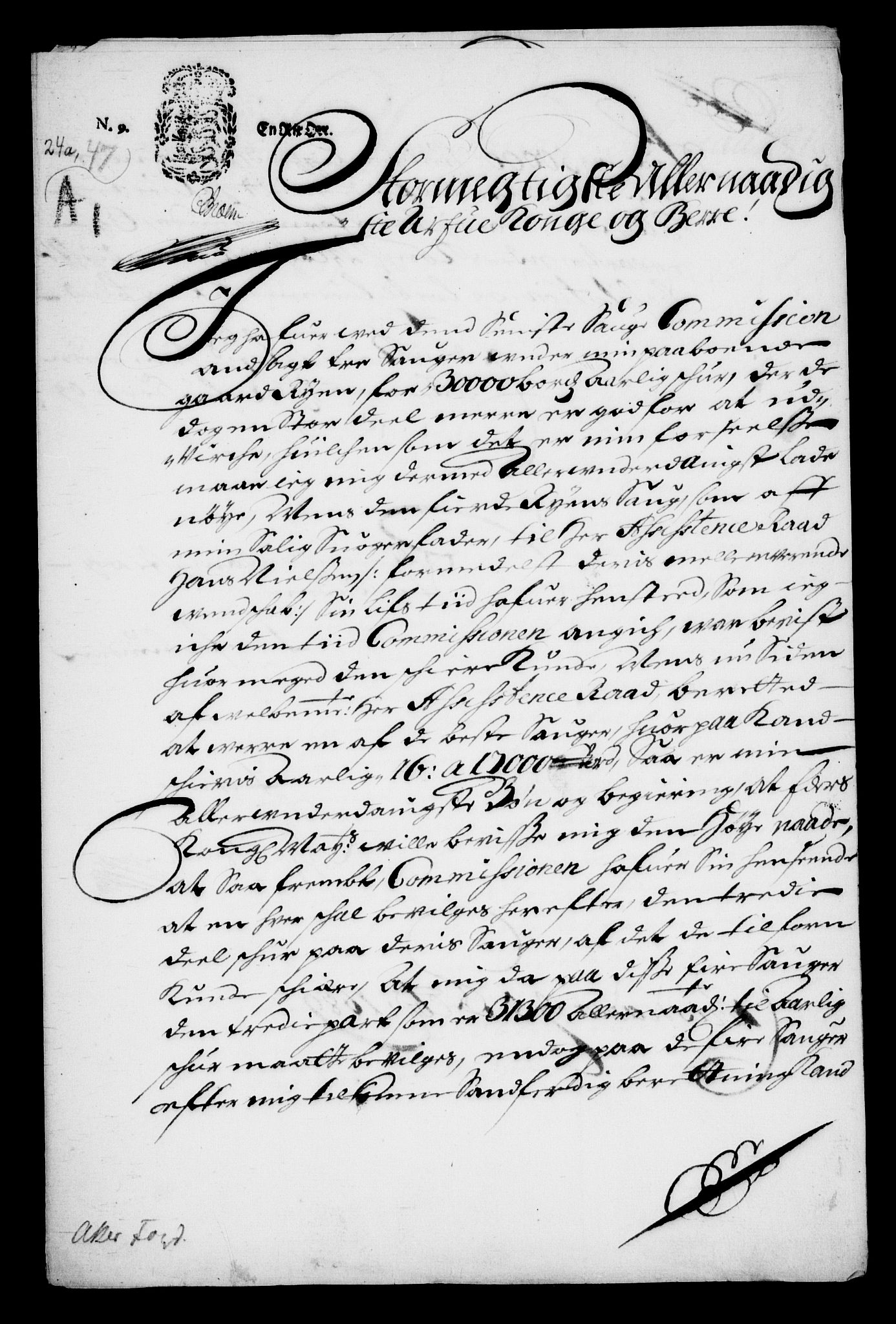 Danske Kanselli, Skapsaker, RA/EA-4061/G/L0013: Tillegg til skapsakene, 1689-1702, p. 94
