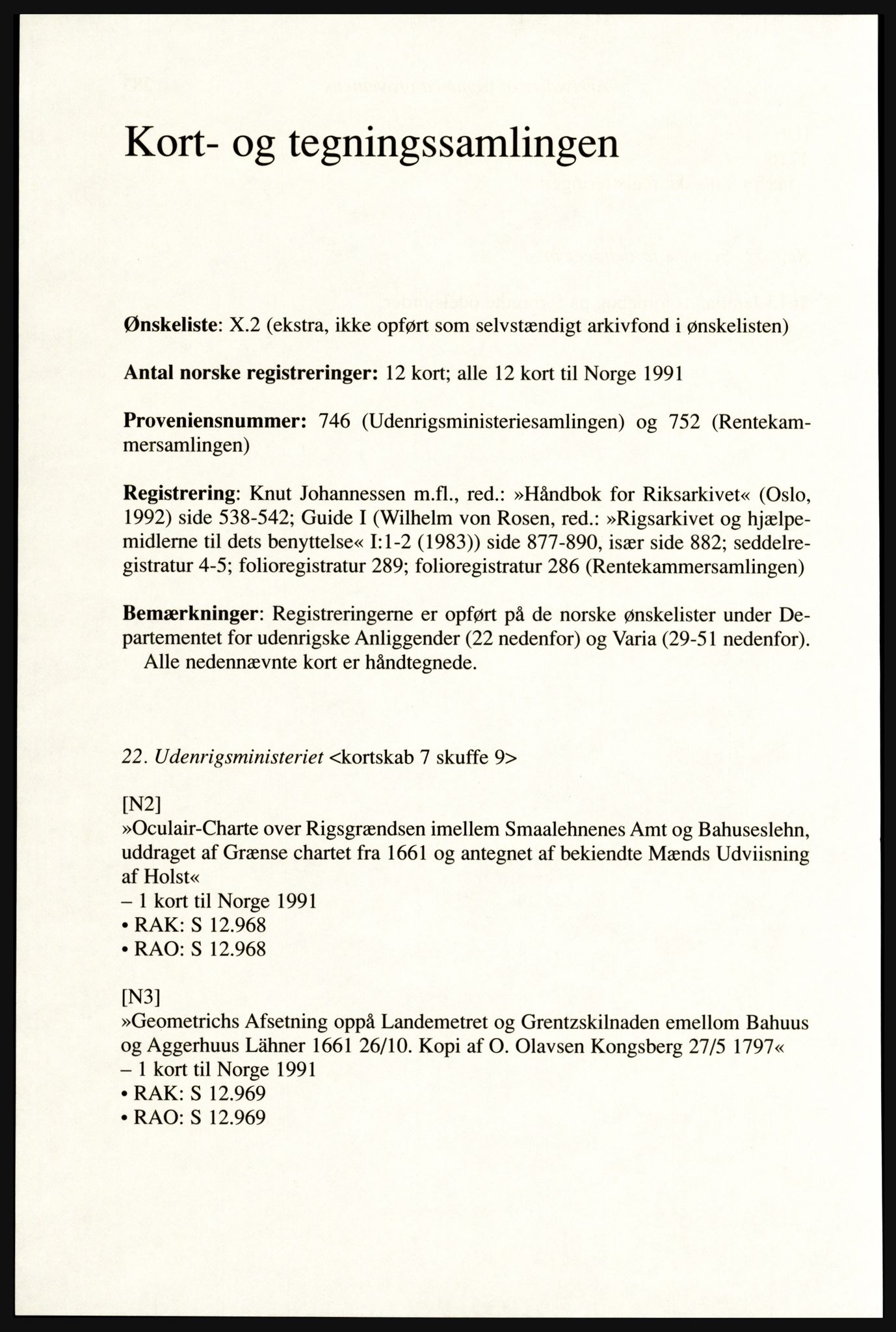 Publikasjoner utgitt av Arkivverket, PUBL/PUBL-001/A/0002: Erik Gøbel: NOREG, Tværregistratur over norgesrelevant materiale i Rigsarkivet i København (2000), 2000, p. 288