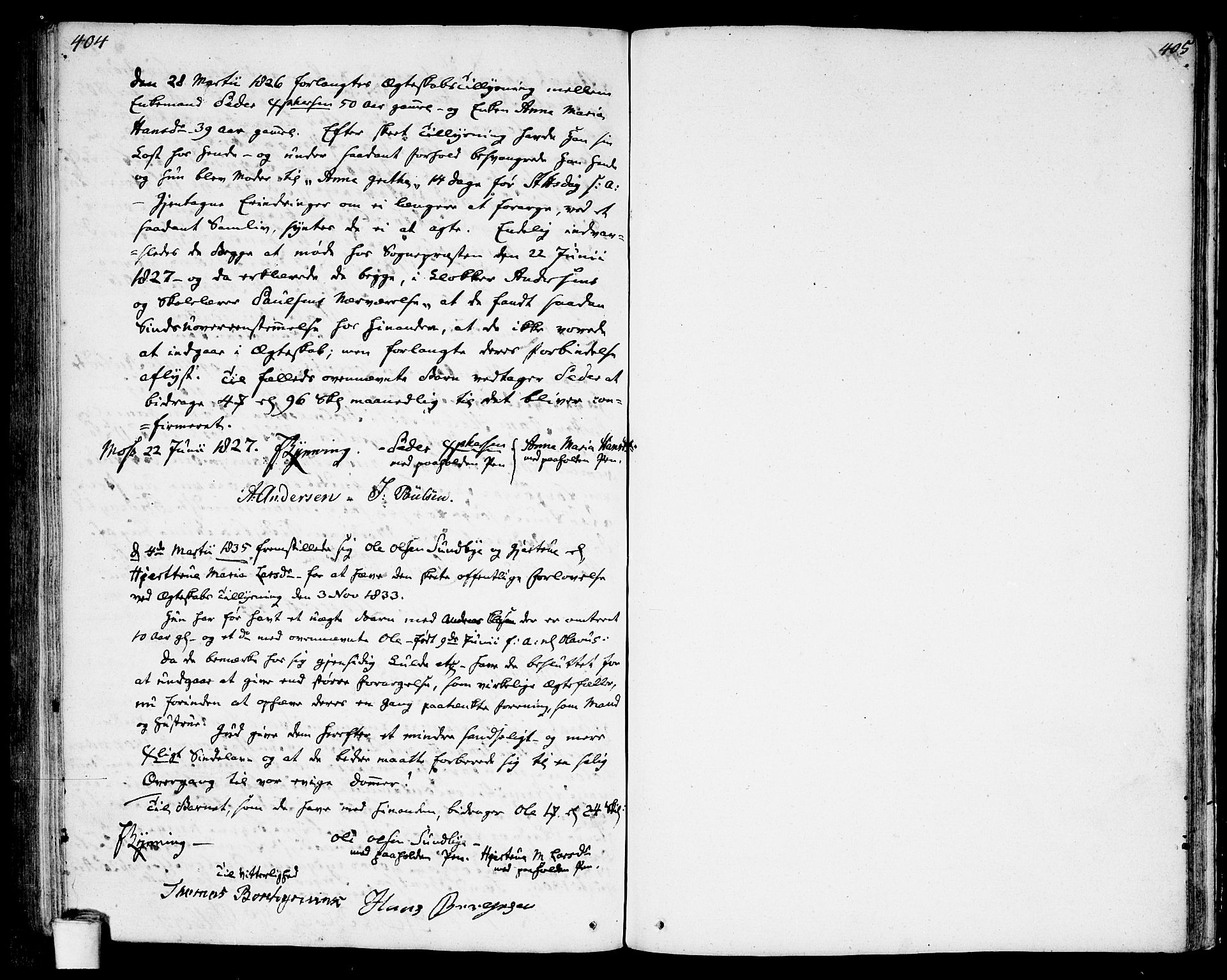 Moss prestekontor Kirkebøker, SAO/A-2003/F/Fa/L0004: Parish register (official) no. I 4, 1784-1808, p. 404-405
