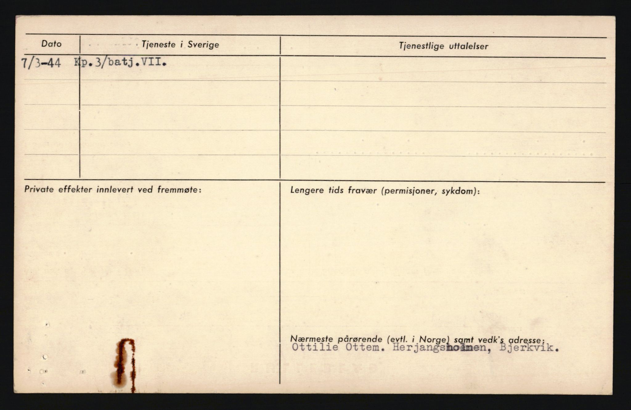 Forsvaret, Troms infanteriregiment nr. 16, AV/RA-RAFA-3146/P/Pa/L0020: Rulleblad for regimentets menige mannskaper, årsklasse 1936, 1936, p. 1076