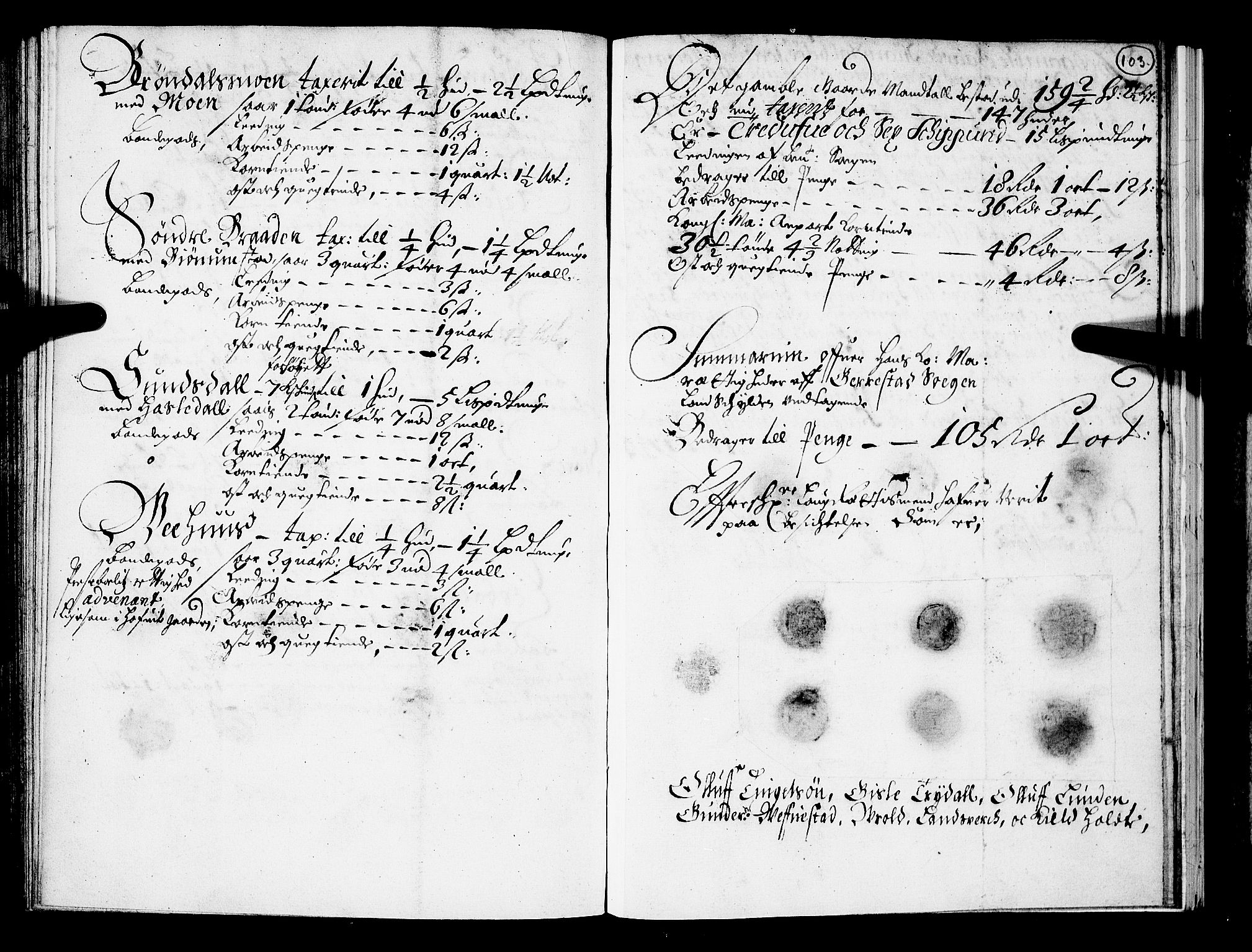 Rentekammeret inntil 1814, Realistisk ordnet avdeling, AV/RA-EA-4070/N/Nb/Nba/L0028: Nedenes len, 1668, p. 102b-103a