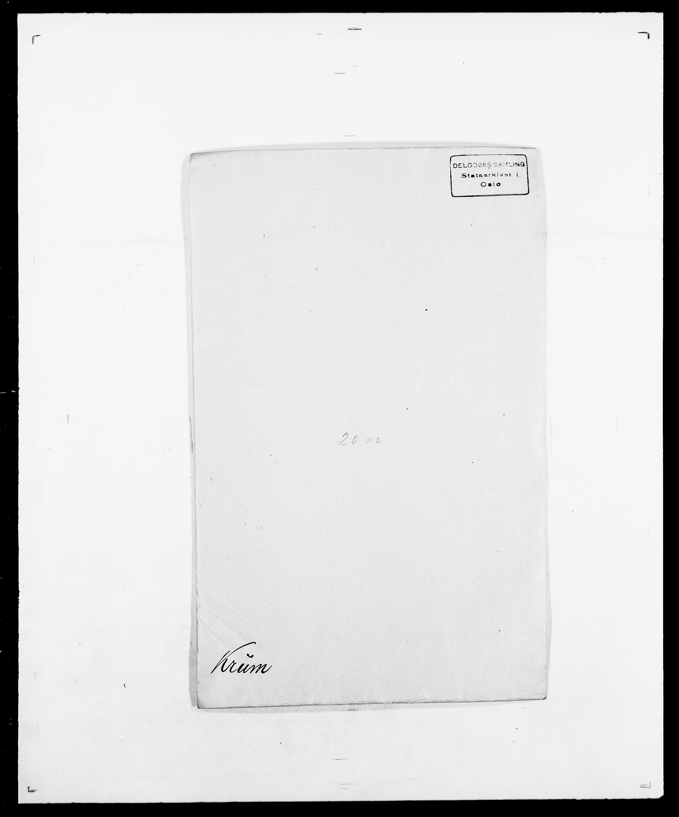 Delgobe, Charles Antoine - samling, SAO/PAO-0038/D/Da/L0022: Krog - Lasteen, p. 110