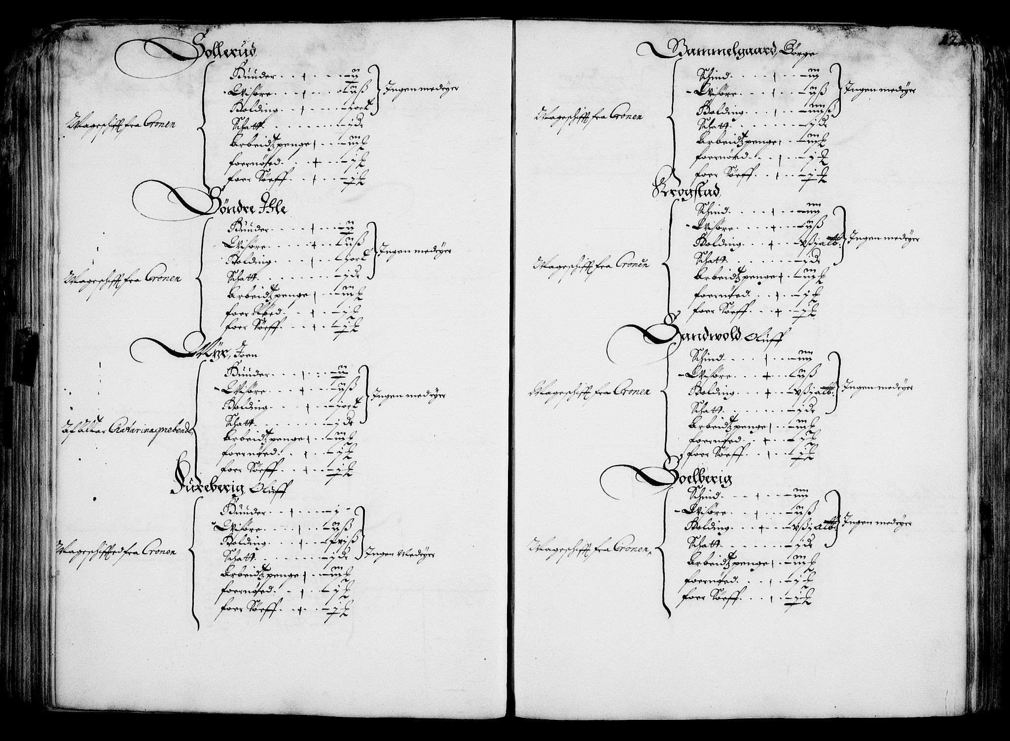 Rentekammeret inntil 1814, Realistisk ordnet avdeling, AV/RA-EA-4070/On/L0001/0001: Statens gods / [Jj 1]: Jordebok over Hannibal Sehesteds gods, 1651, p. 116