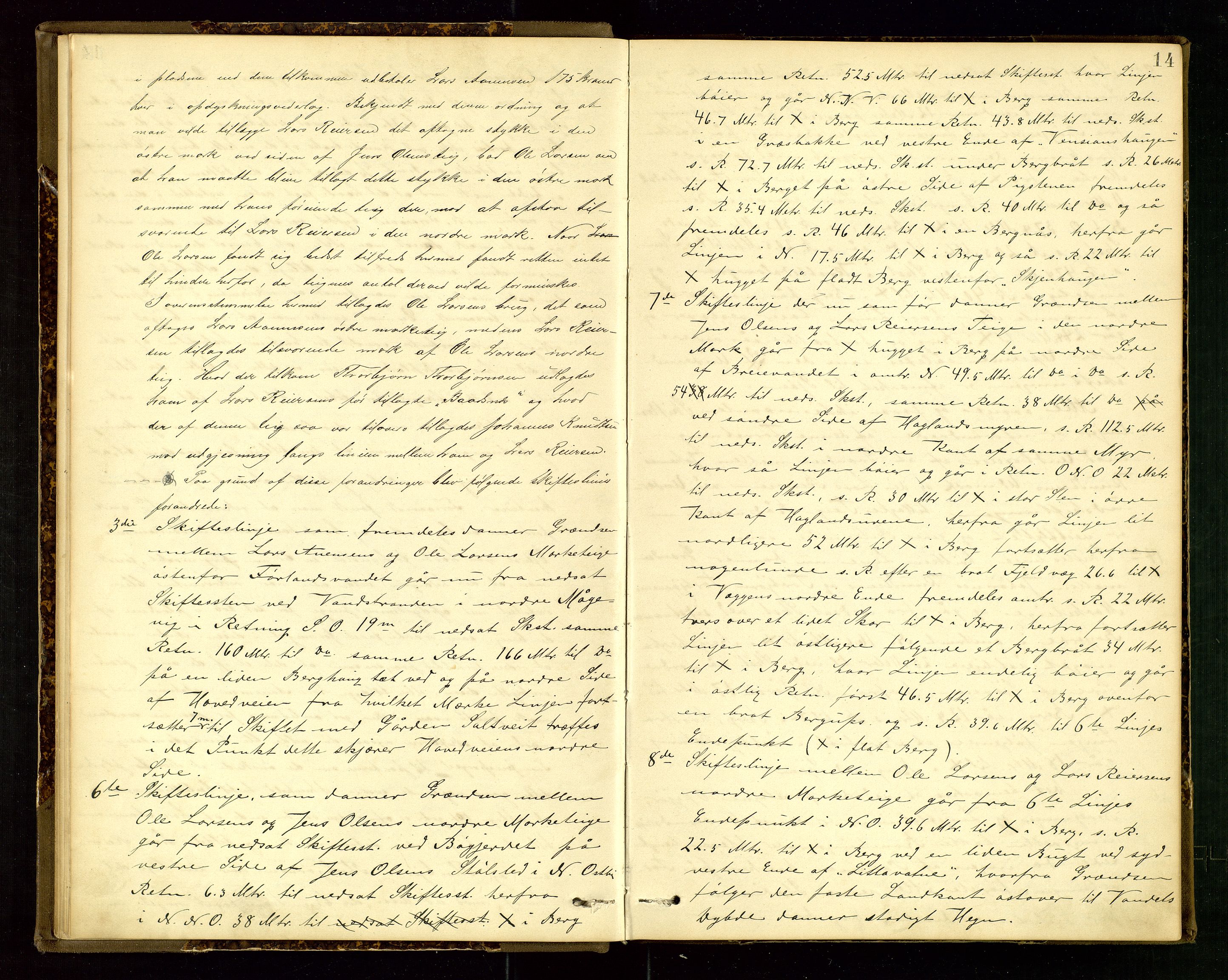 Rogaland jordskifterett, AV/SAST-A-102426/Oa/L0056: Forhandlingsprotokoll, 1884-1908, p. 14