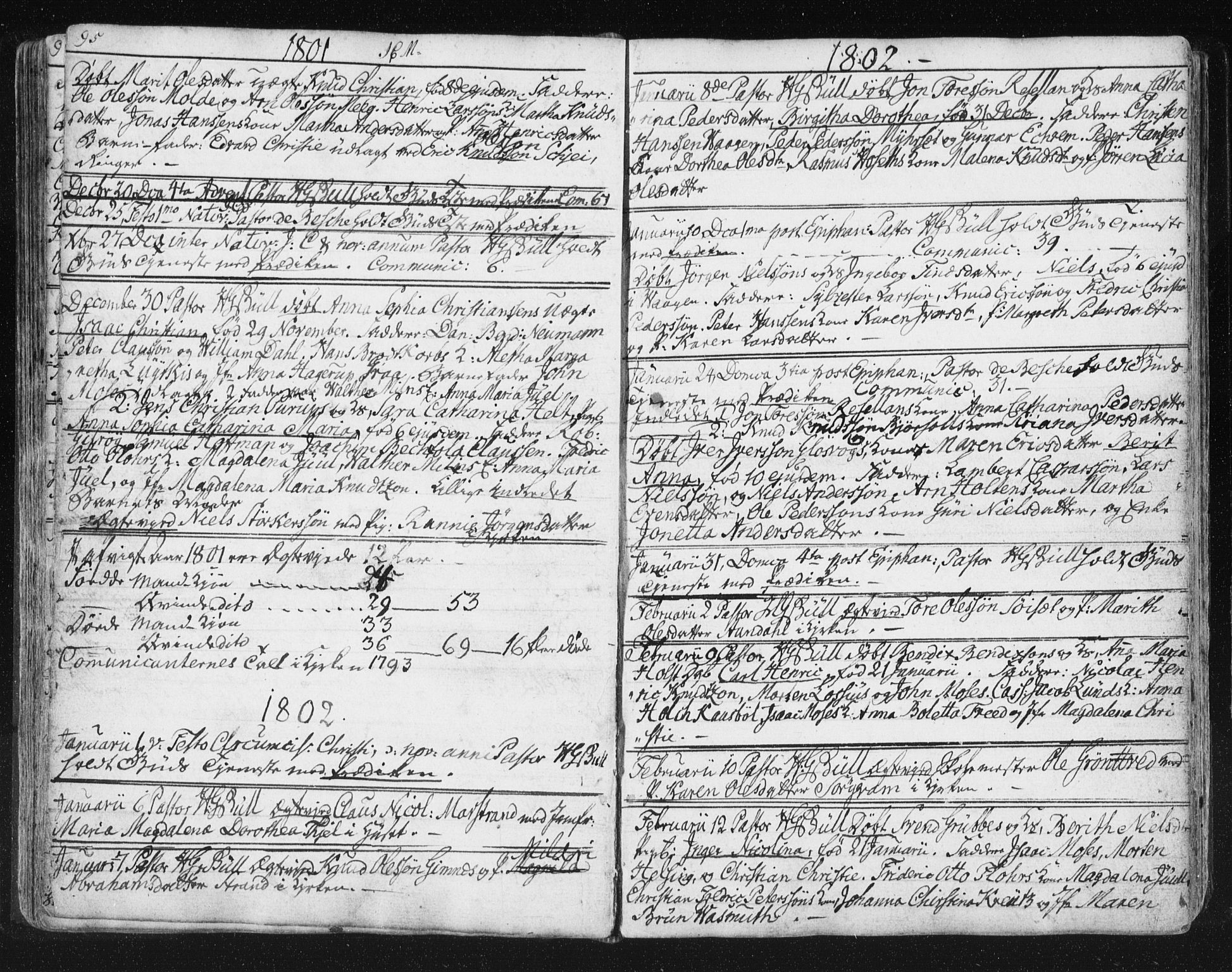 Ministerialprotokoller, klokkerbøker og fødselsregistre - Møre og Romsdal, SAT/A-1454/572/L0841: Parish register (official) no. 572A04, 1784-1819, p. 95