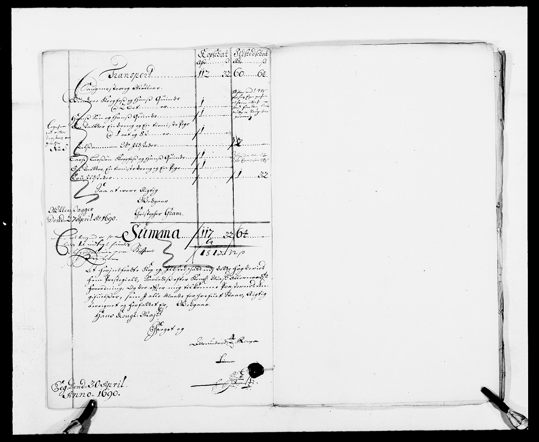 Rentekammeret inntil 1814, Reviderte regnskaper, Fogderegnskap, AV/RA-EA-4092/R12/L0702: Fogderegnskap Øvre Romerike, 1690, p. 212