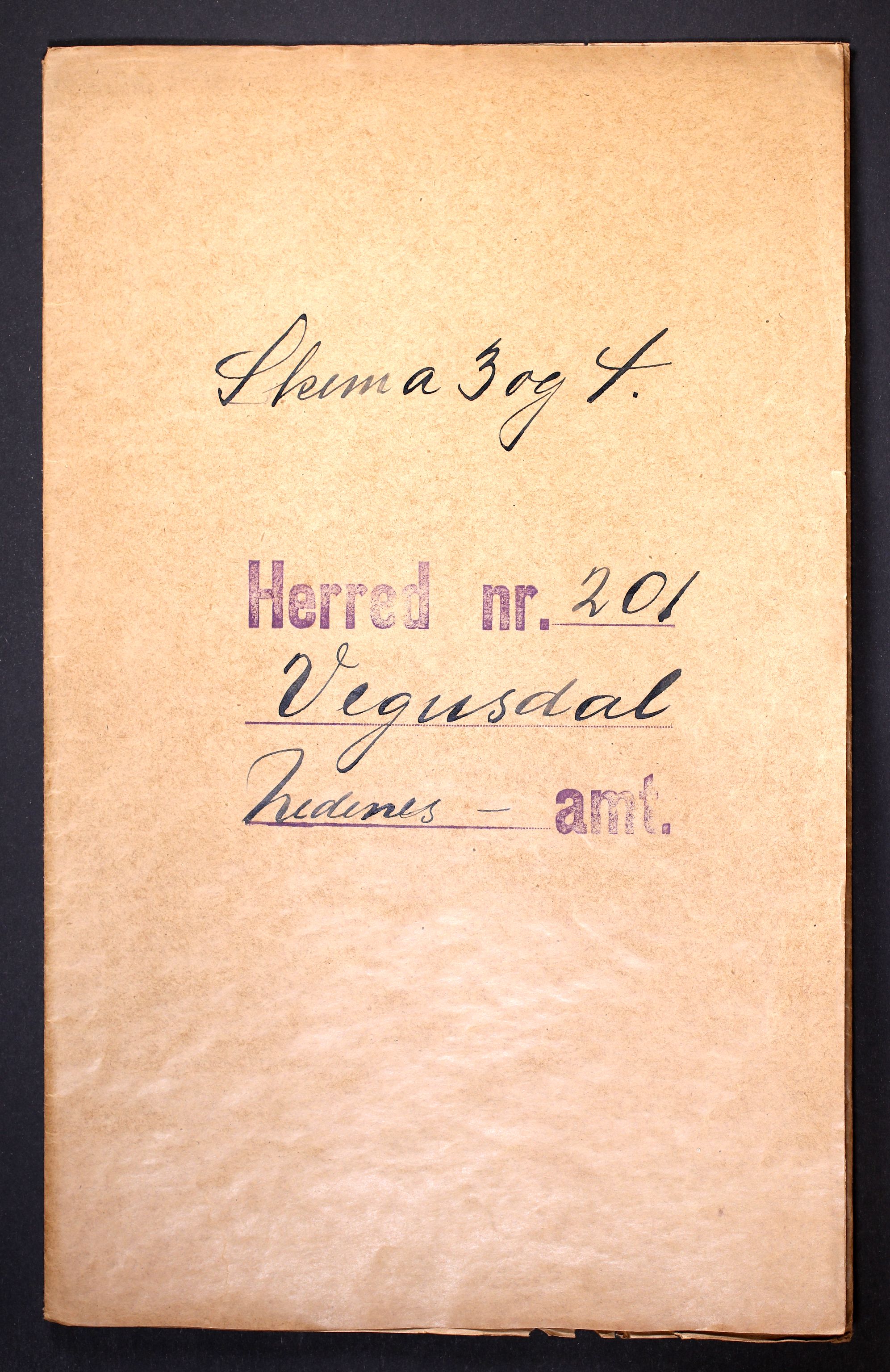 RA, 1910 census for Vegusdal, 1910, p. 1