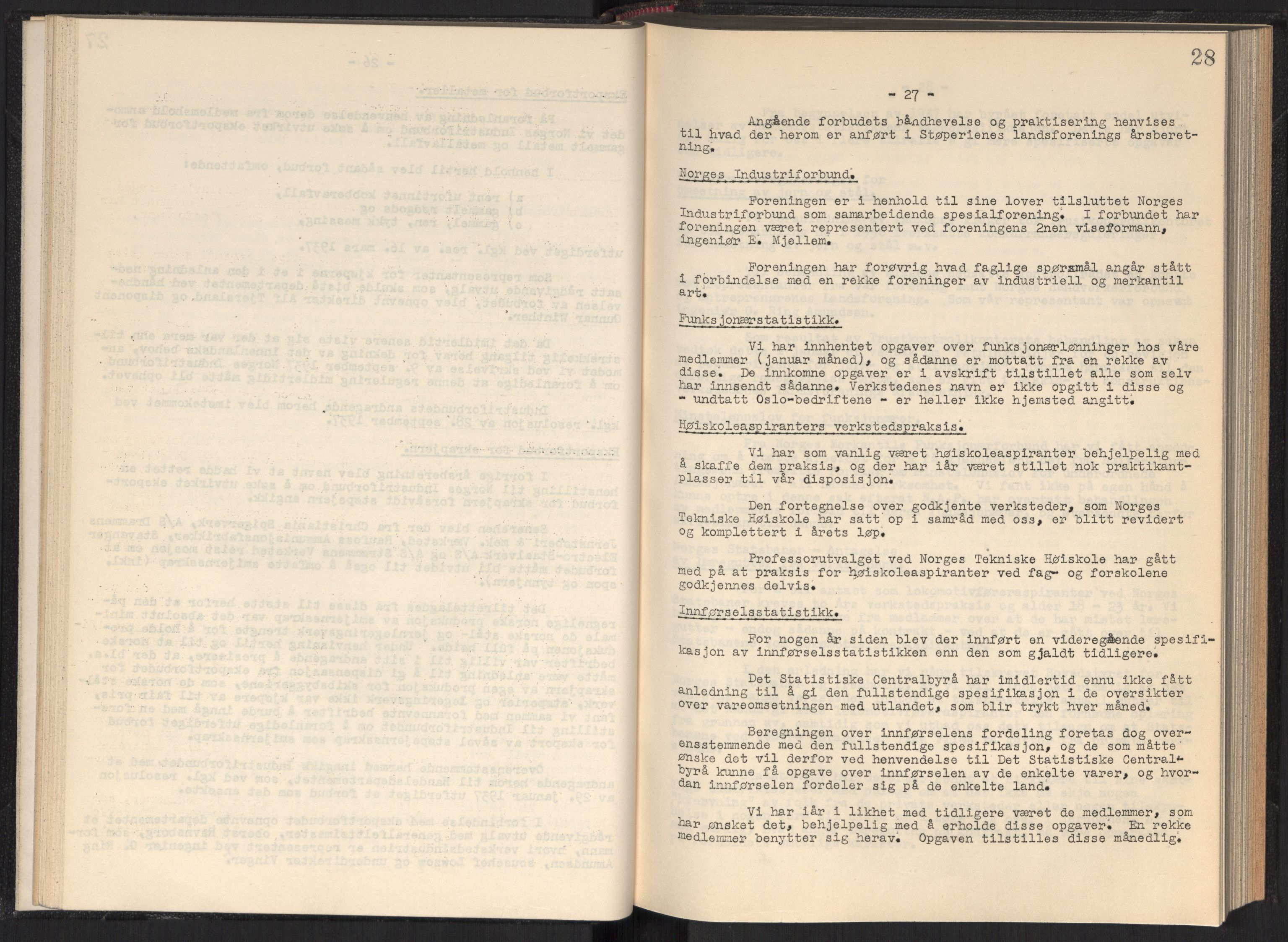 Teknologibedriftenes Landsforening TBL, AV/RA-PA-1700/A/Ad/L0006: Årsberetning med register, 1937-1943, p. 28