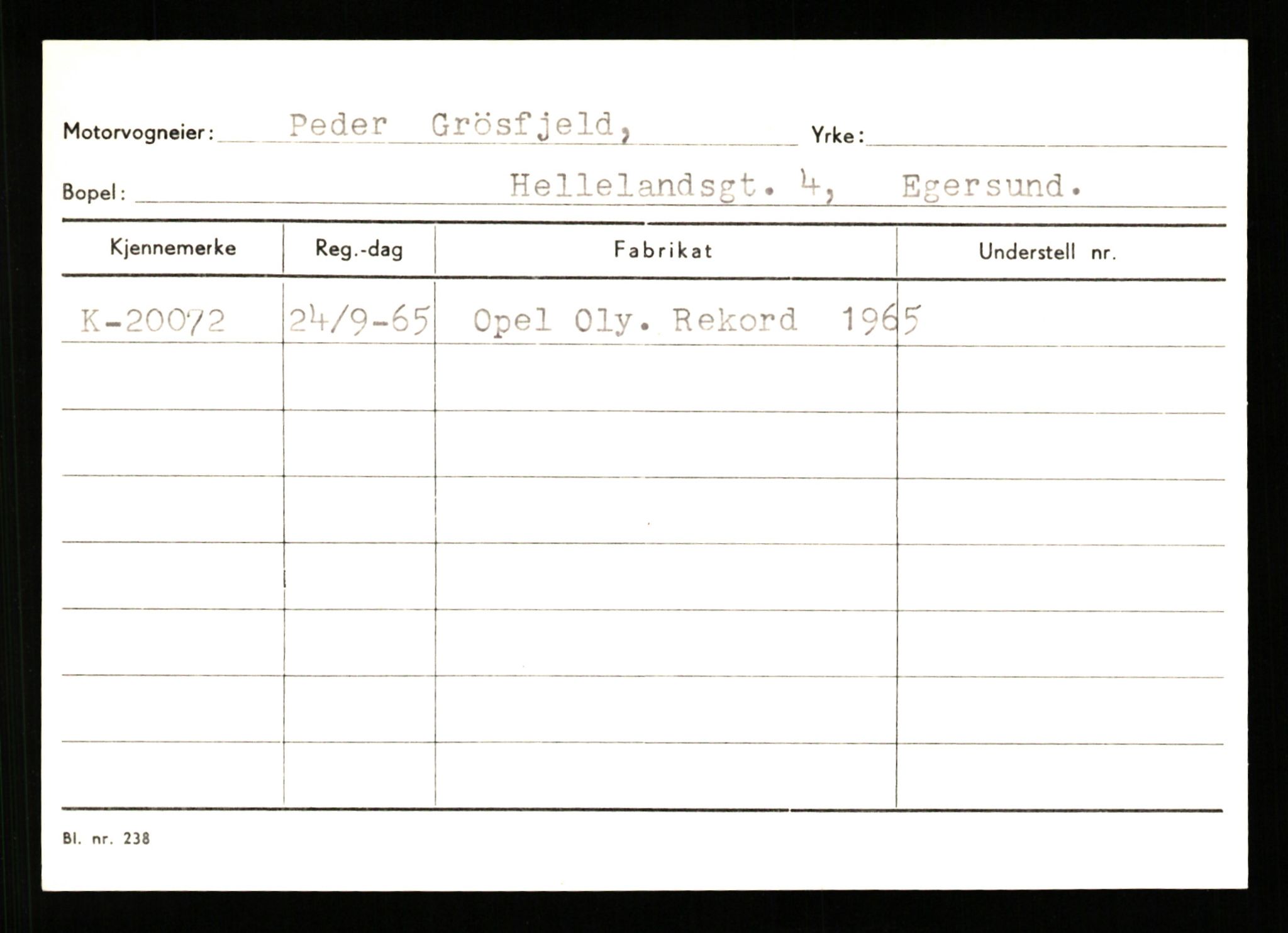 Stavanger trafikkstasjon, AV/SAST-A-101942/0/G/L0004: Registreringsnummer: 15497 - 22957, 1930-1971, p. 2032