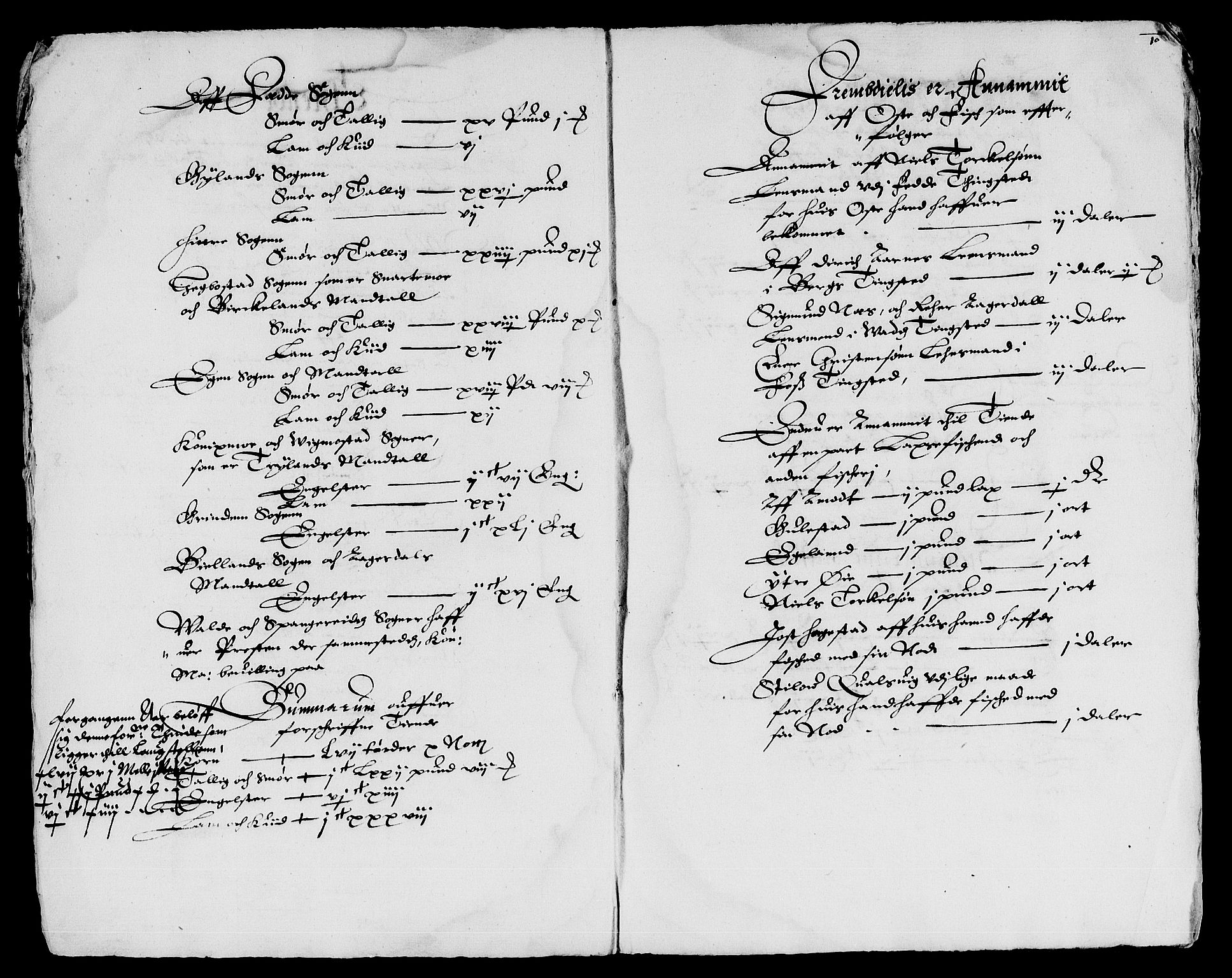 Rentekammeret inntil 1814, Reviderte regnskaper, Lensregnskaper, AV/RA-EA-5023/R/Rb/Rbr/L0003: Lista len, 1611-1614