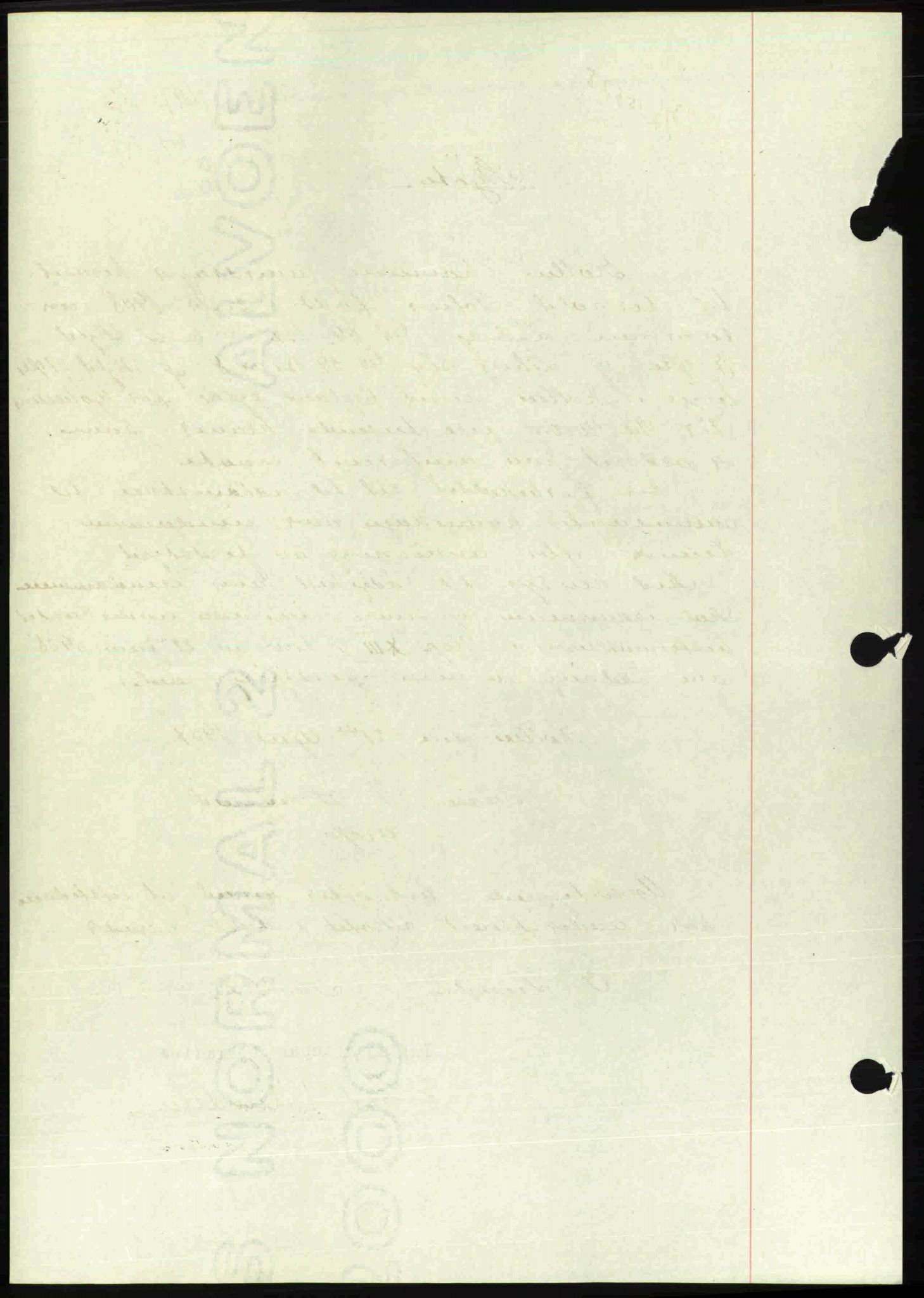 Toten tingrett, SAH/TING-006/H/Hb/Hbc/L0003: Mortgage book no. Hbc-03, 1937-1938, Diary no: : 1697/1937