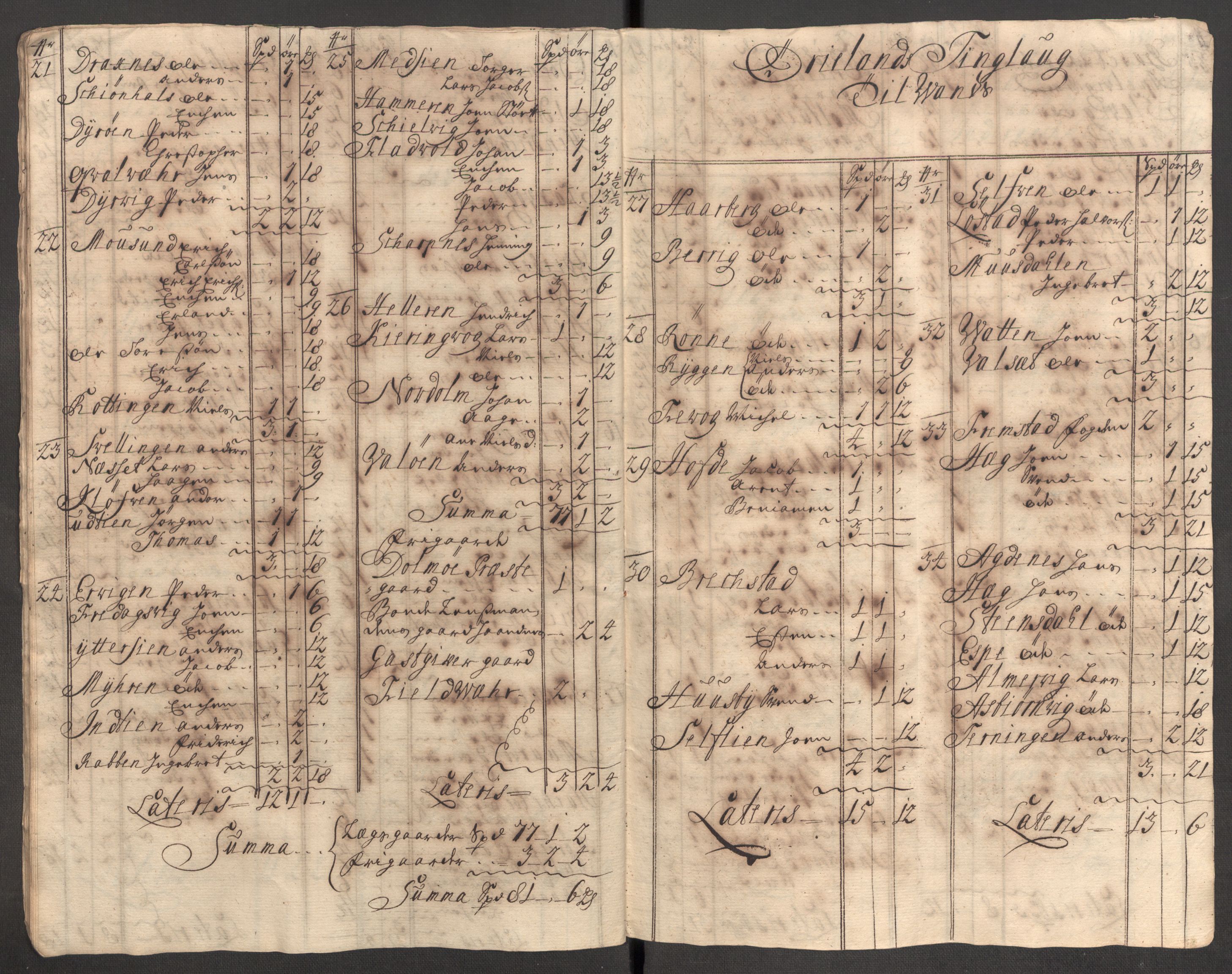 Rentekammeret inntil 1814, Reviderte regnskaper, Fogderegnskap, AV/RA-EA-4092/R57/L3860: Fogderegnskap Fosen, 1711, p. 77