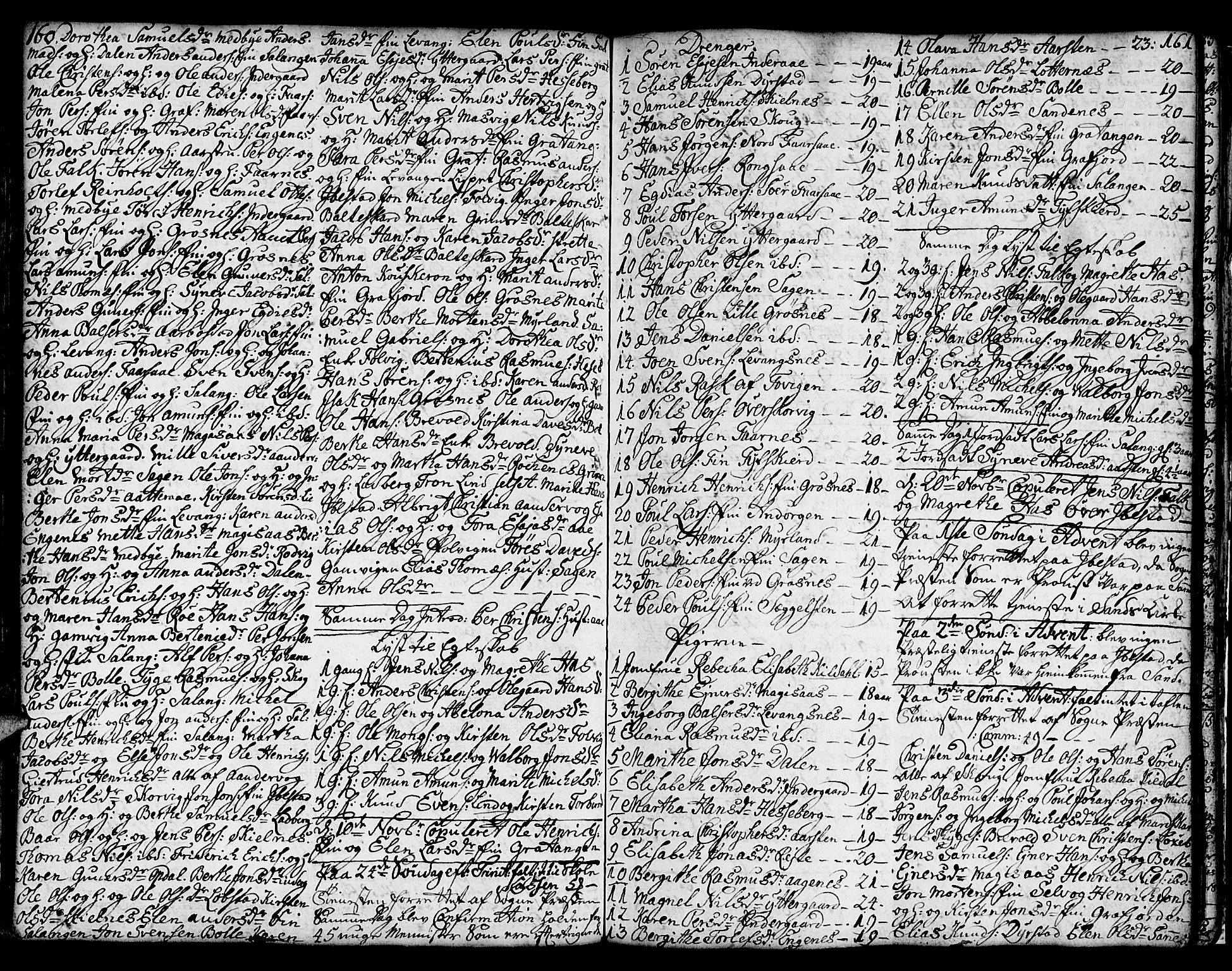 Ibestad sokneprestembete, AV/SATØ-S-0077/H/Ha/Hab/L0001klokker: Parish register (copy) no. 1, 1776-1808, p. 160-161