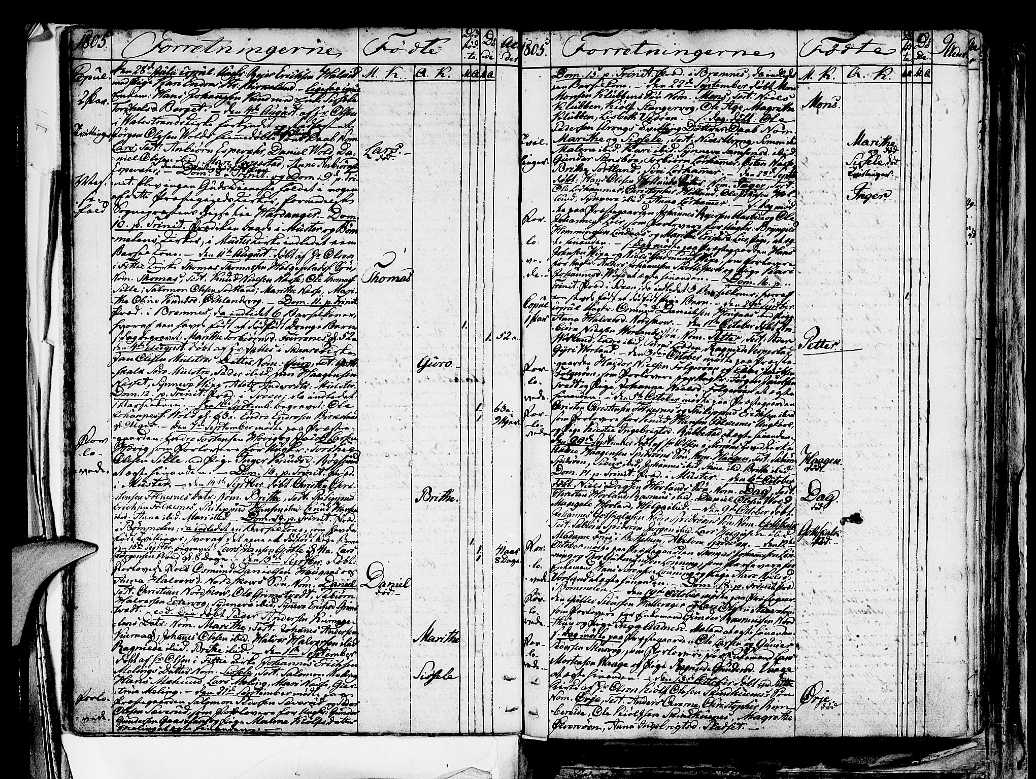 Finnås sokneprestembete, SAB/A-99925/H/Ha/Haa/Haaa/L0004: Parish register (official) no. A 4, 1804-1830, p. 9