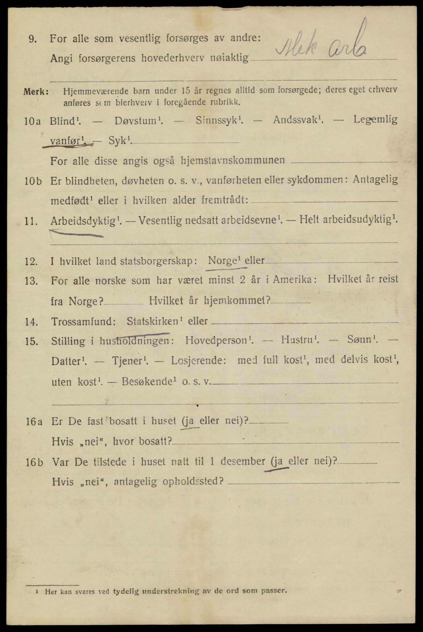 SAKO, 1920 census for Langesund, 1920, p. 5532