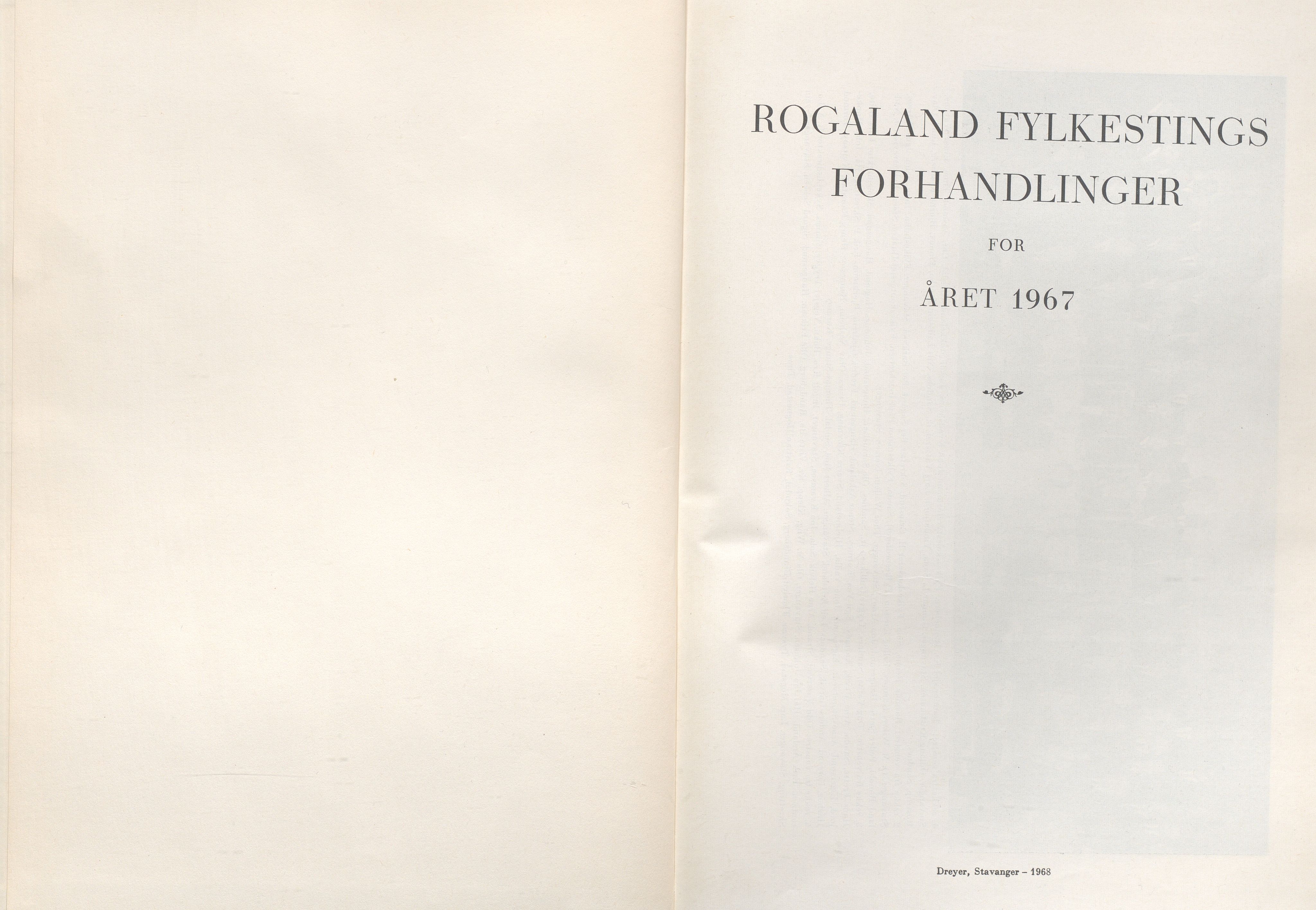 Rogaland fylkeskommune - Fylkesrådmannen , IKAR/A-900/A/Aa/Aaa/L0087: Møtebok , 1967