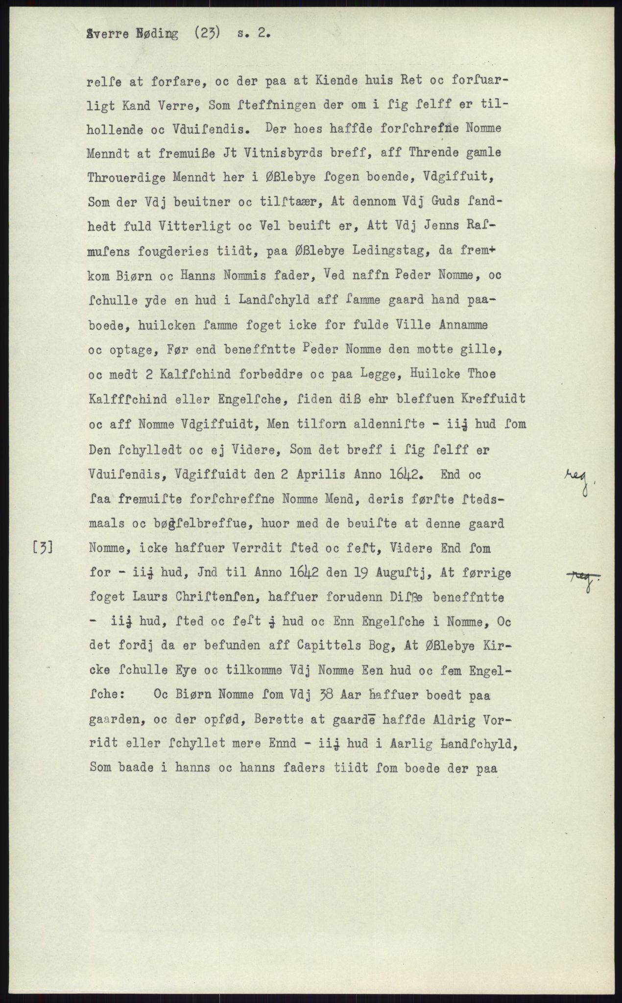 Samlinger til kildeutgivelse, Diplomavskriftsamlingen, RA/EA-4053/H/Ha, p. 2167