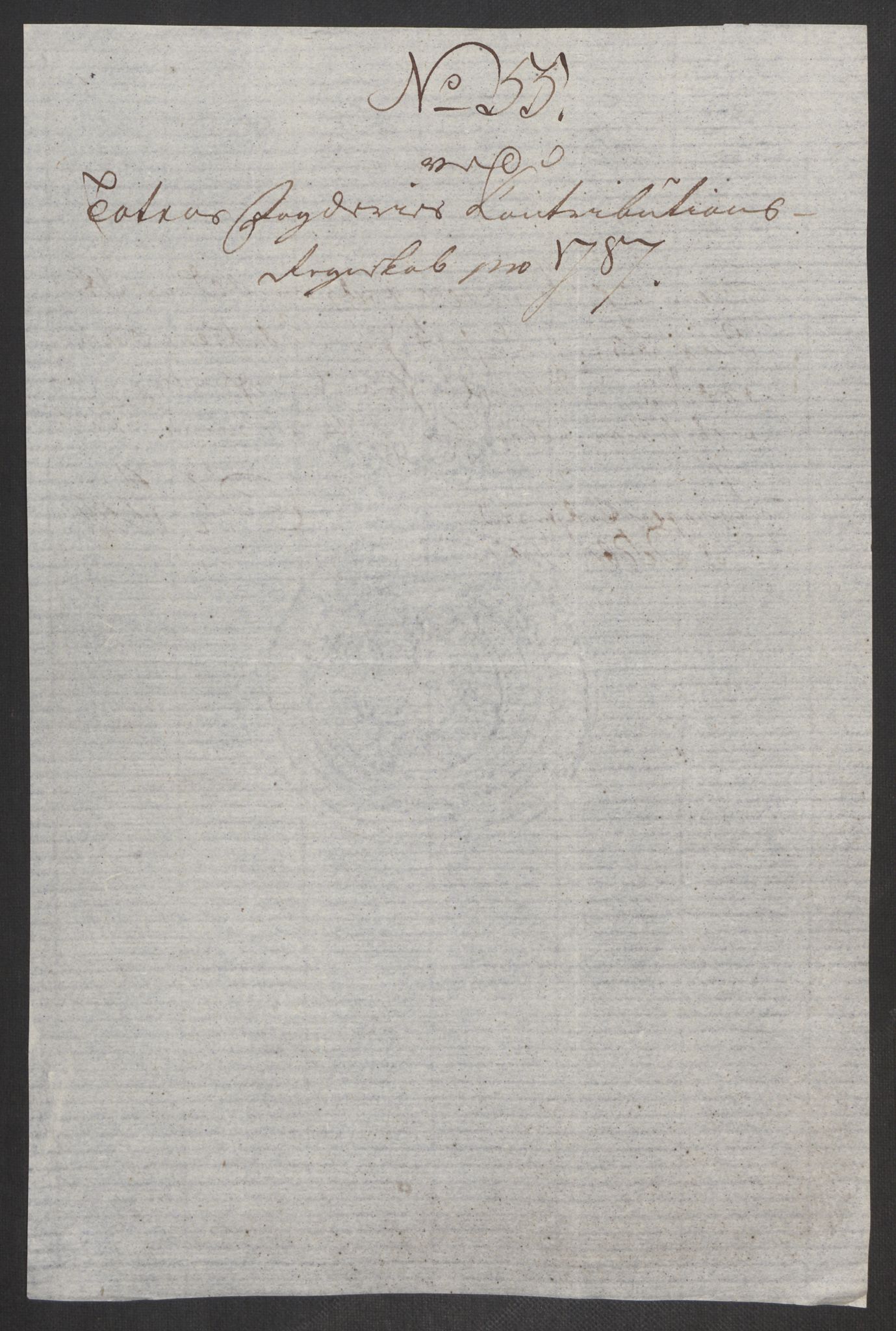 Rentekammeret inntil 1814, Reviderte regnskaper, Fogderegnskap, RA/EA-4092/R19/L1374: Fogderegnskap Toten, Hadeland og Vardal, 1787, p. 187