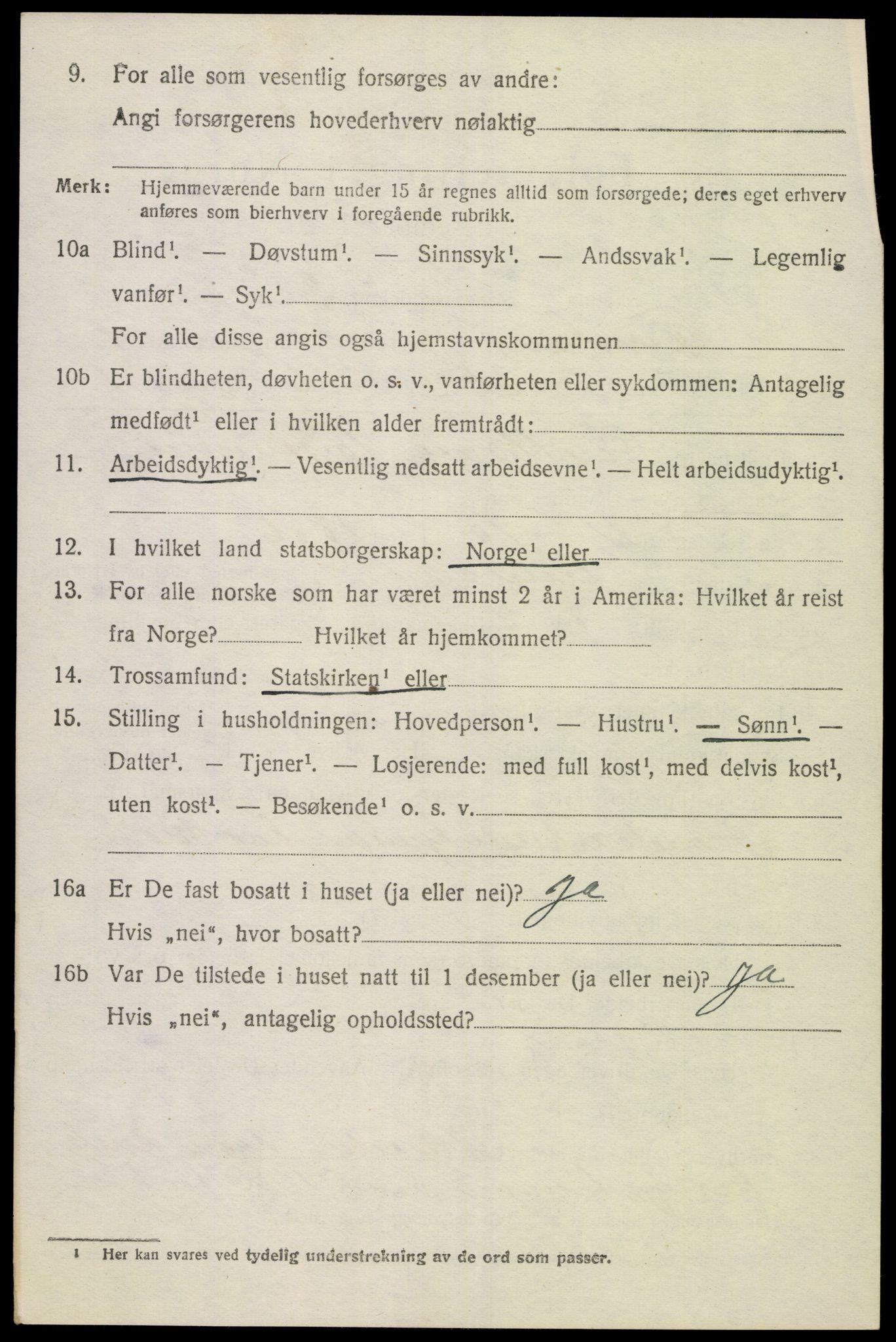 SAK, 1920 census for Finsland, 1920, p. 725