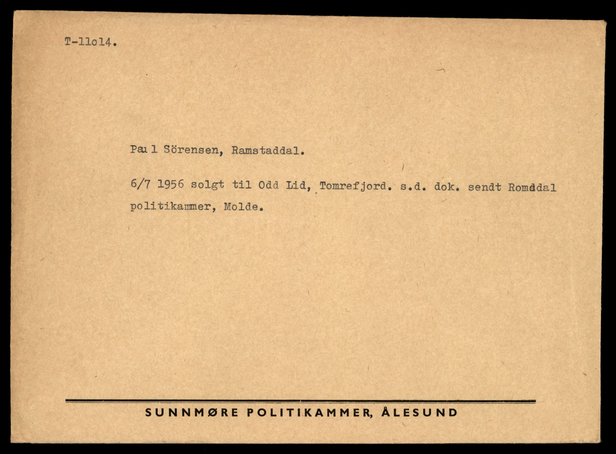 Møre og Romsdal vegkontor - Ålesund trafikkstasjon, AV/SAT-A-4099/F/Fe/L0025: Registreringskort for kjøretøy T 10931 - T 11045, 1927-1998, p. 2235