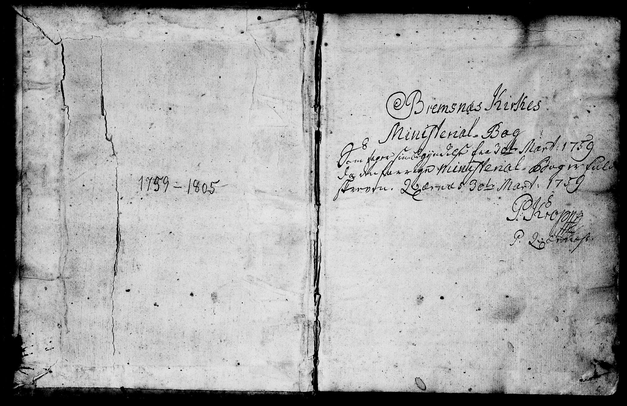 Ministerialprotokoller, klokkerbøker og fødselsregistre - Møre og Romsdal, AV/SAT-A-1454/569/L0816: Parish register (official) no. 569A02, 1759-1805