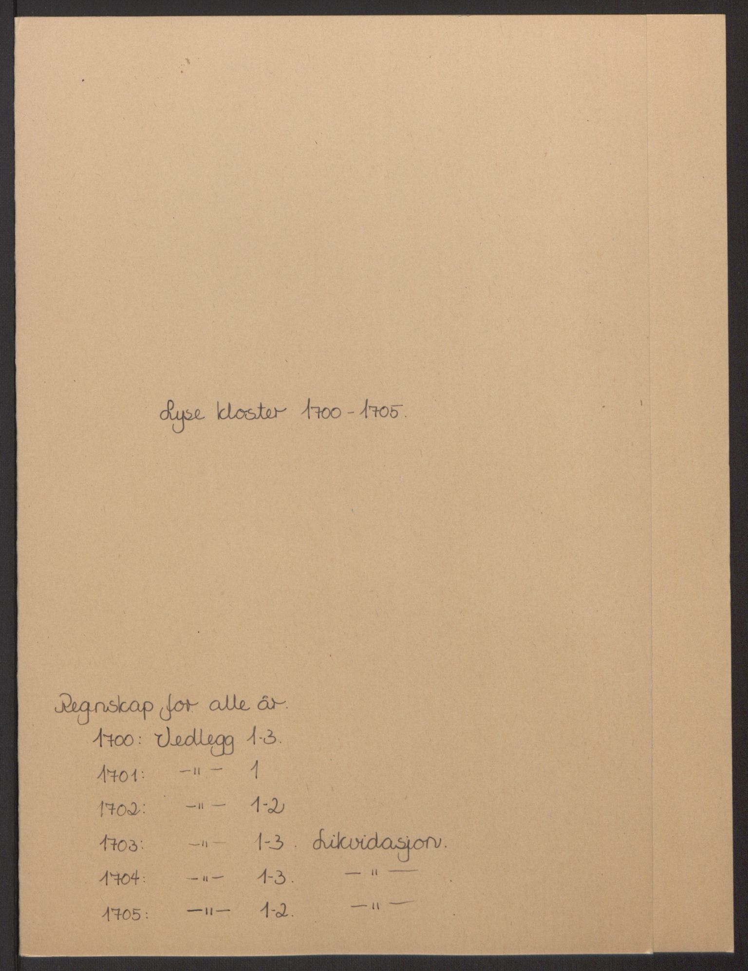 Rentekammeret inntil 1814, Reviderte regnskaper, Fogderegnskap, RA/EA-4092/R50/L3159: Fogderegnskap Lyse kloster, 1691-1709, p. 112