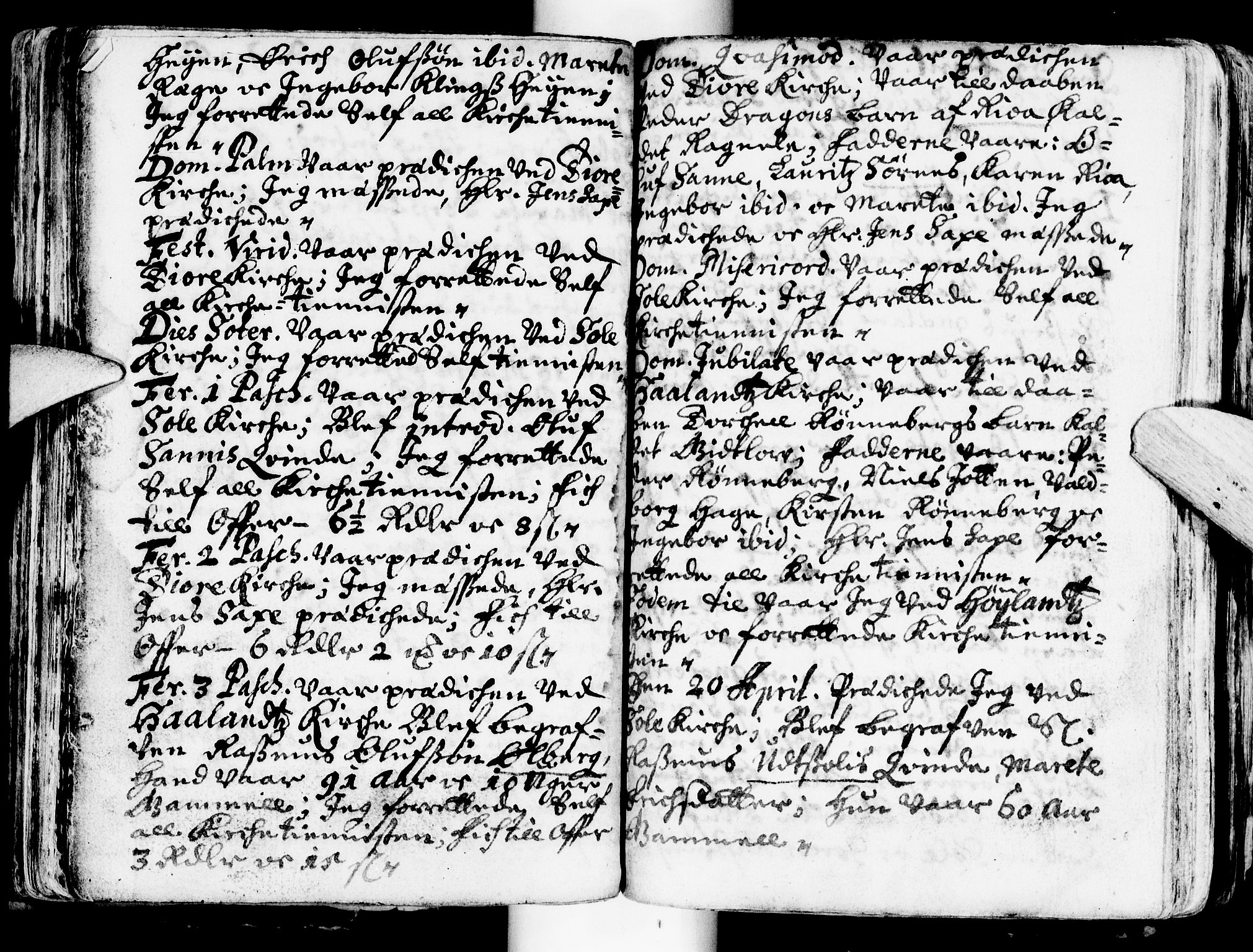 Håland sokneprestkontor, AV/SAST-A-101802/001/30BA/L0001: Parish register (official) no. A 1, 1671-1722