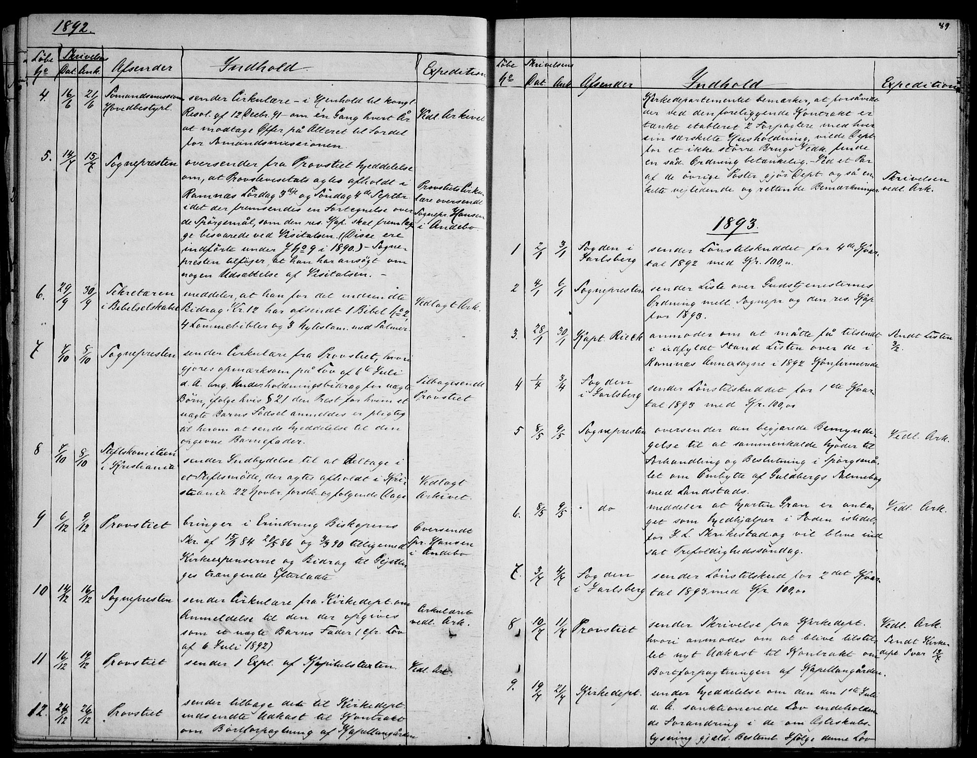 Ramnes kirkebøker, AV/SAKO-A-314/F/Fd/L0001: Curate's parish register no. IV 1, 1851-1905, p. 89