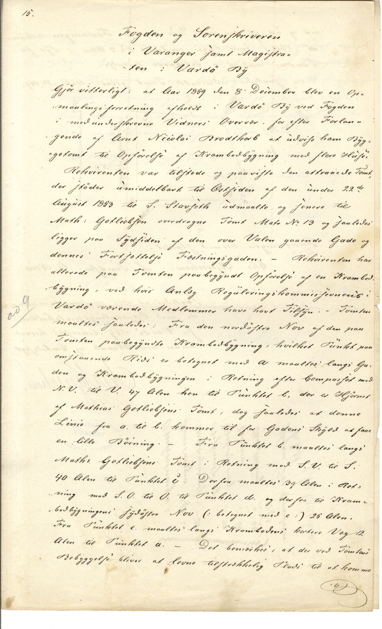 Brodtkorb handel A/S, VAMU/A-0001/Q/Qb/L0001: Skjøter og grunnbrev i Vardø by, 1822-1943, p. 33