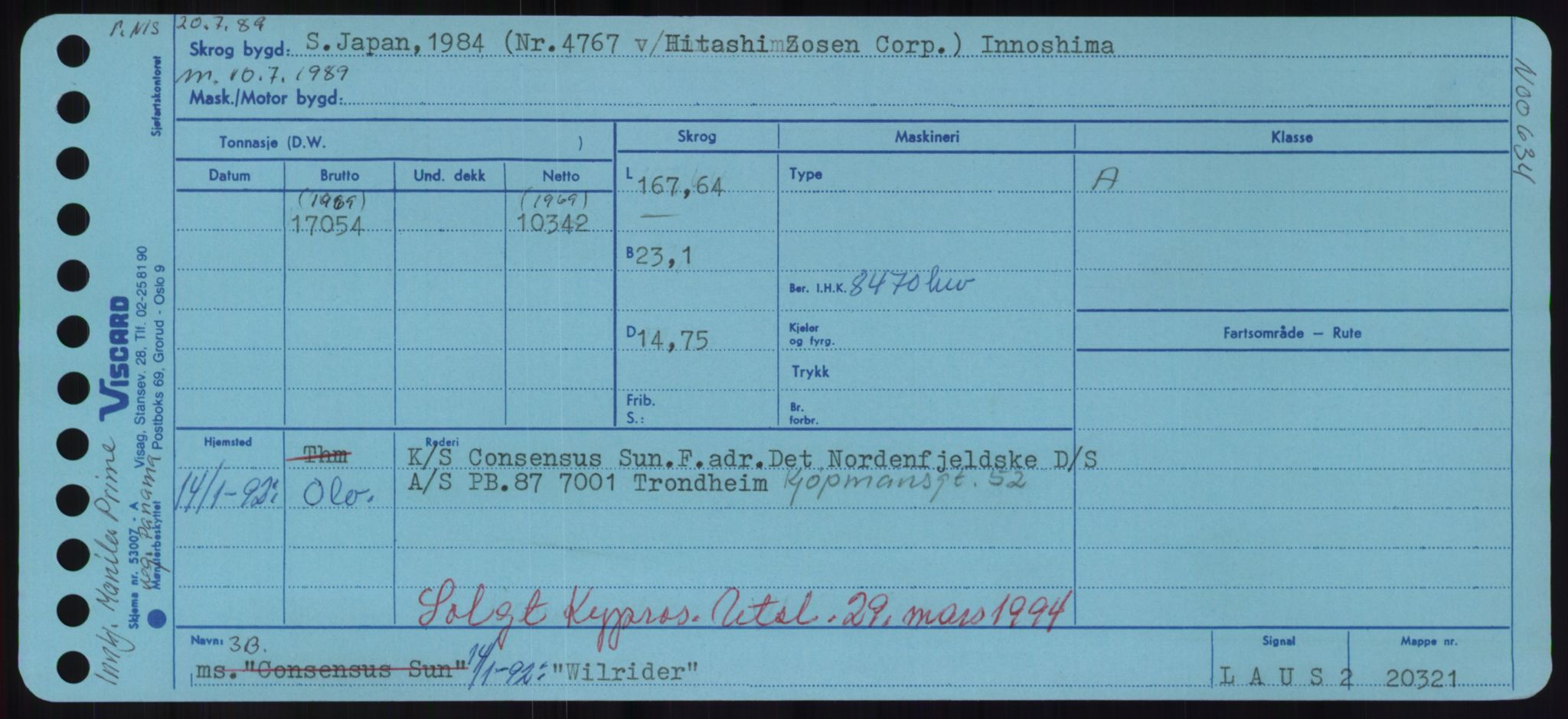 Sjøfartsdirektoratet med forløpere, Skipsmålingen, RA/S-1627/H/Hd/L0041: Fartøy, Vi-Ås, p. 377