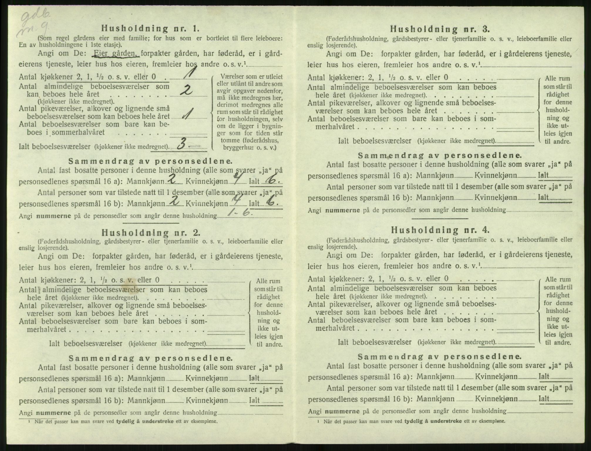 SAT, 1920 census for Ørsta, 1920, p. 451