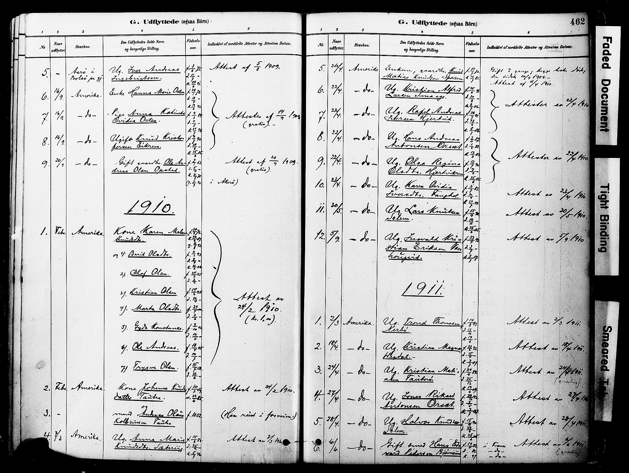 Ministerialprotokoller, klokkerbøker og fødselsregistre - Møre og Romsdal, AV/SAT-A-1454/560/L0721: Parish register (official) no. 560A05, 1878-1917, p. 462