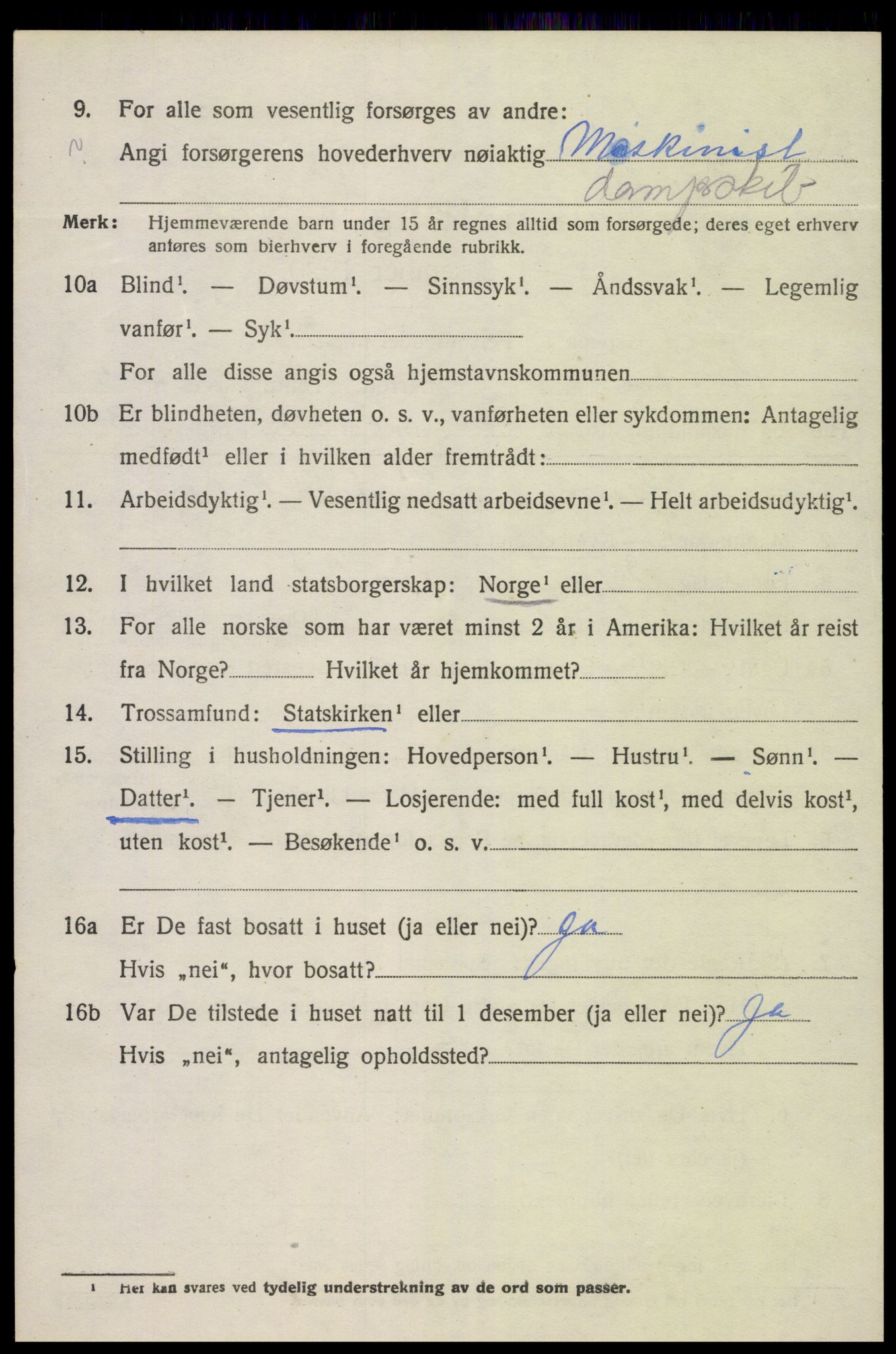 SAK, 1920 census for Flosta, 1920, p. 2977