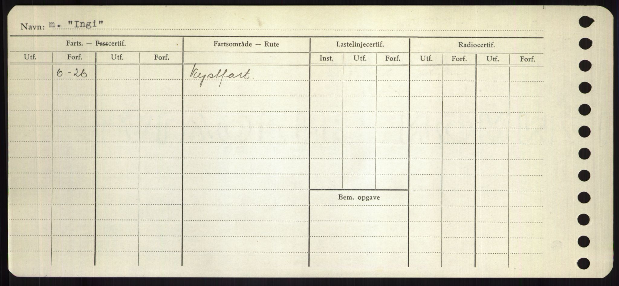 Sjøfartsdirektoratet med forløpere, Skipsmålingen, AV/RA-S-1627/H/Hd/L0018: Fartøy, I, p. 170