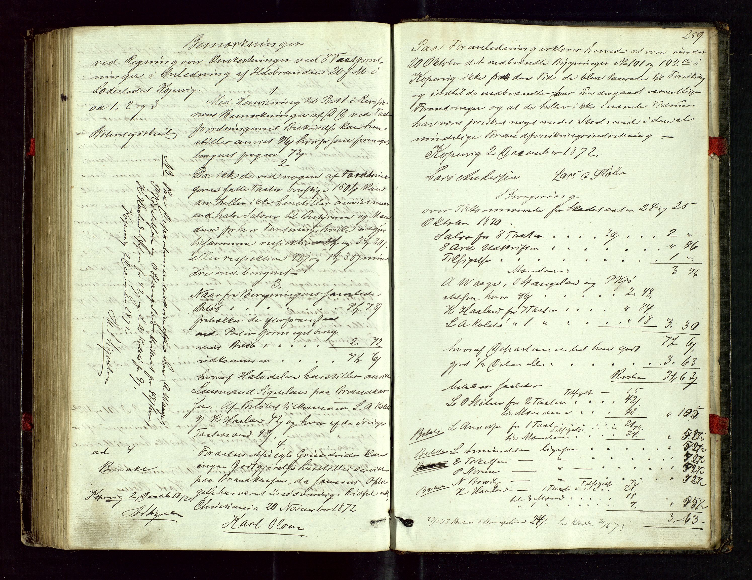 Avaldsnes lensmannskontor, AV/SAST-A-100286/Goa/L0001: "Brandtaxations-Protocol", 1846-1872, p. 258b-259a