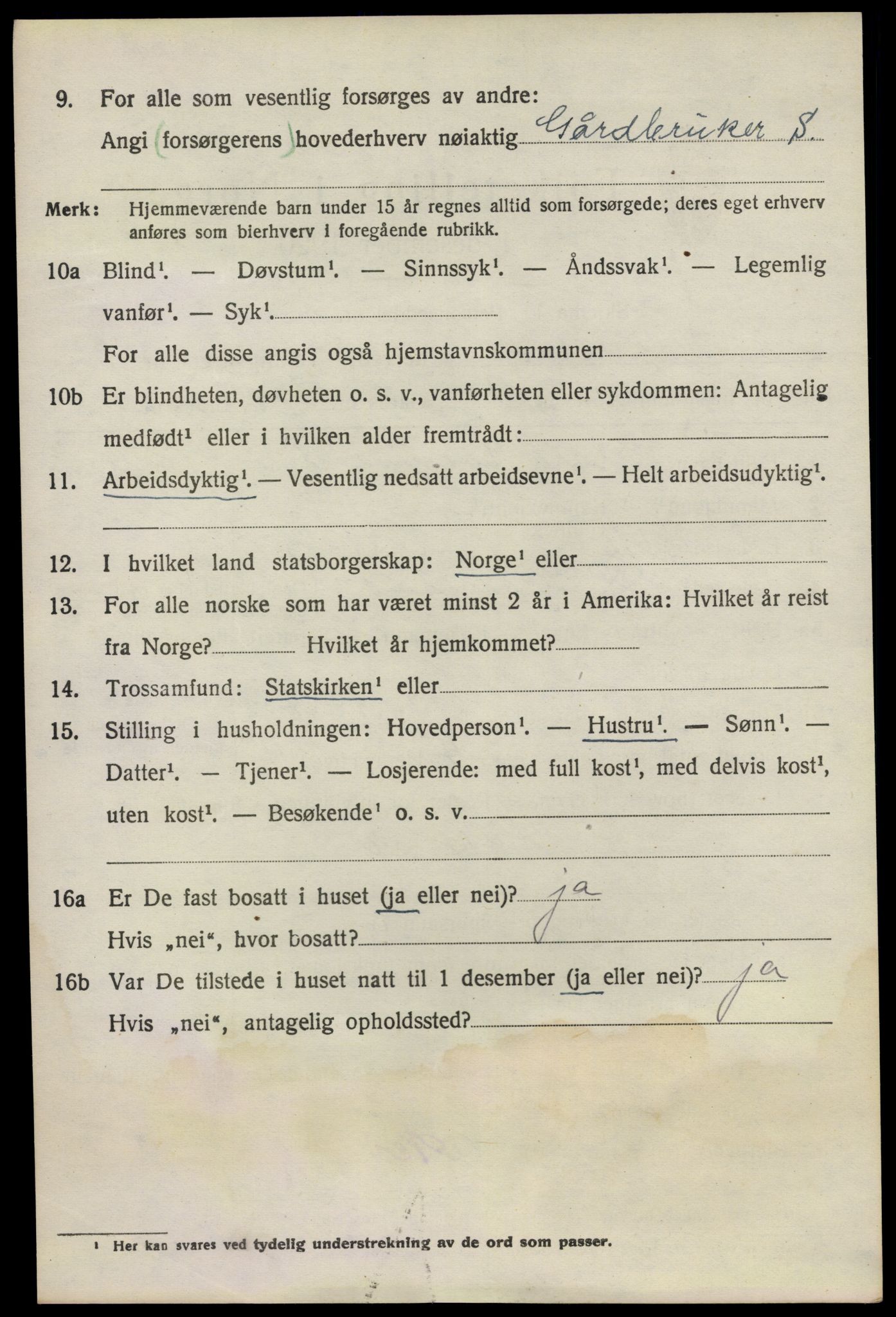 SAO, 1920 census for Kråkstad, 1920, p. 3360